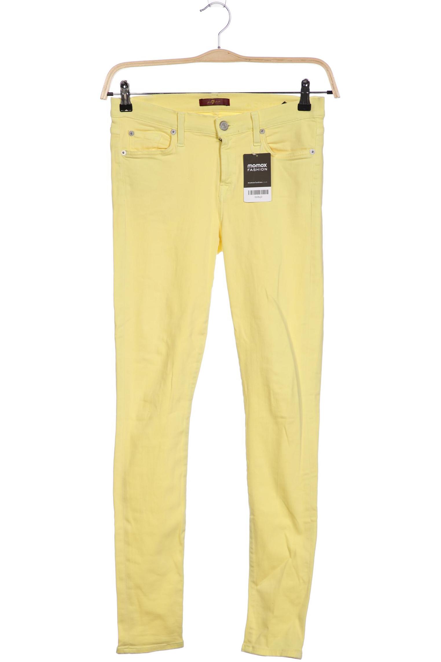 

7 for all mankind Damen Jeans, gelb