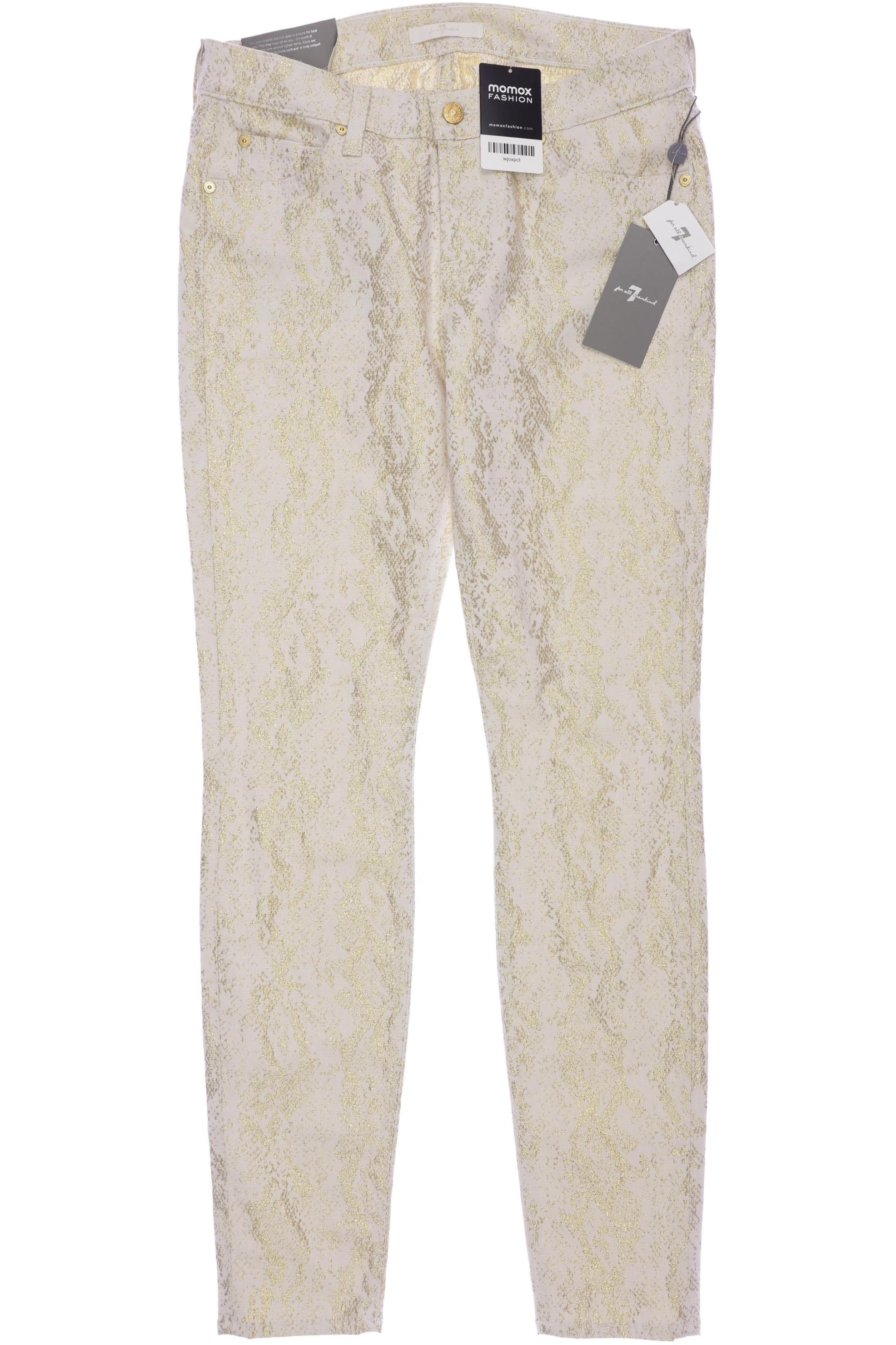 

7 for all mankind Damen Stoffhose, cremeweiß, Gr. 29