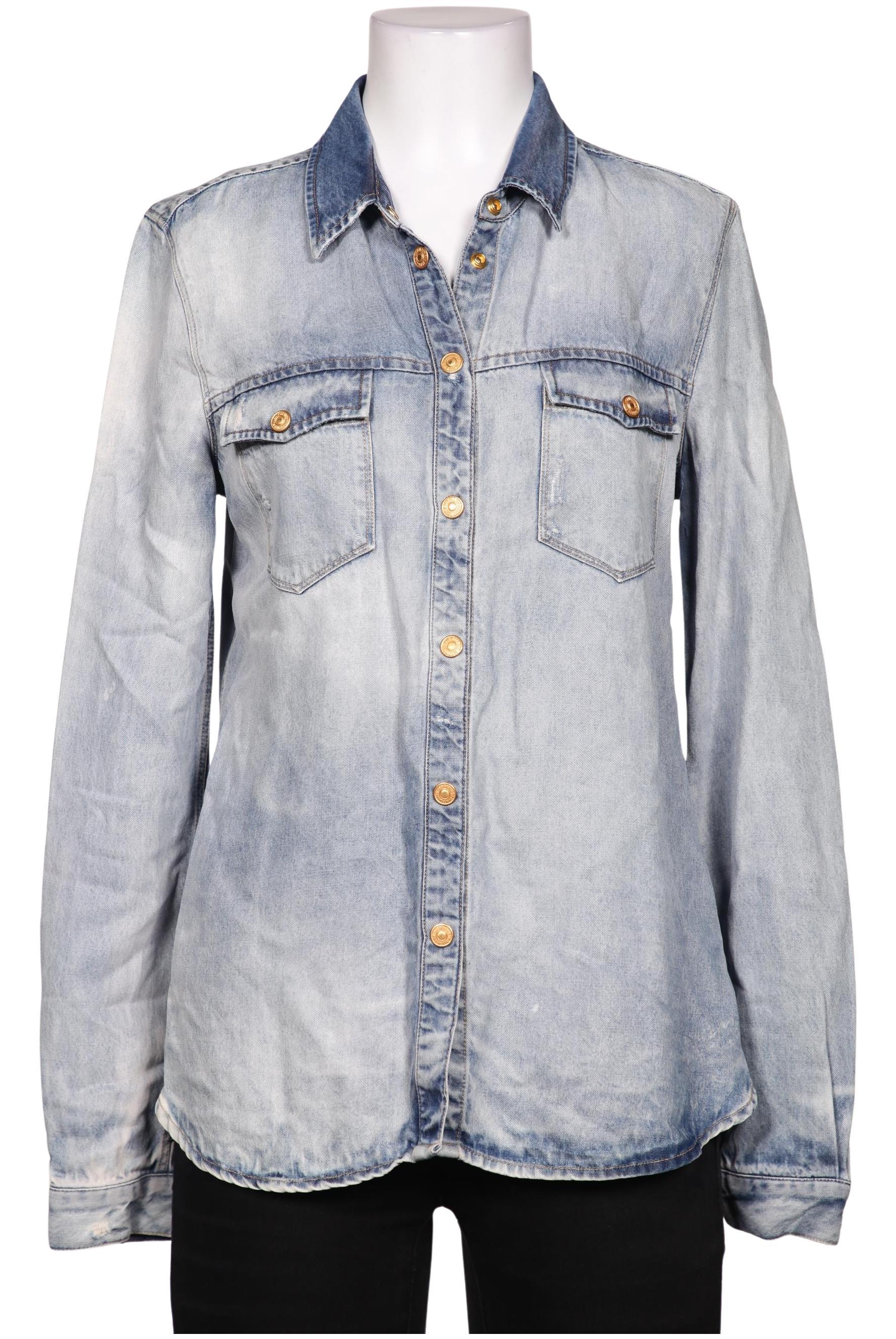 

7 for all mankind Damen Bluse, hellblau, Gr. 38