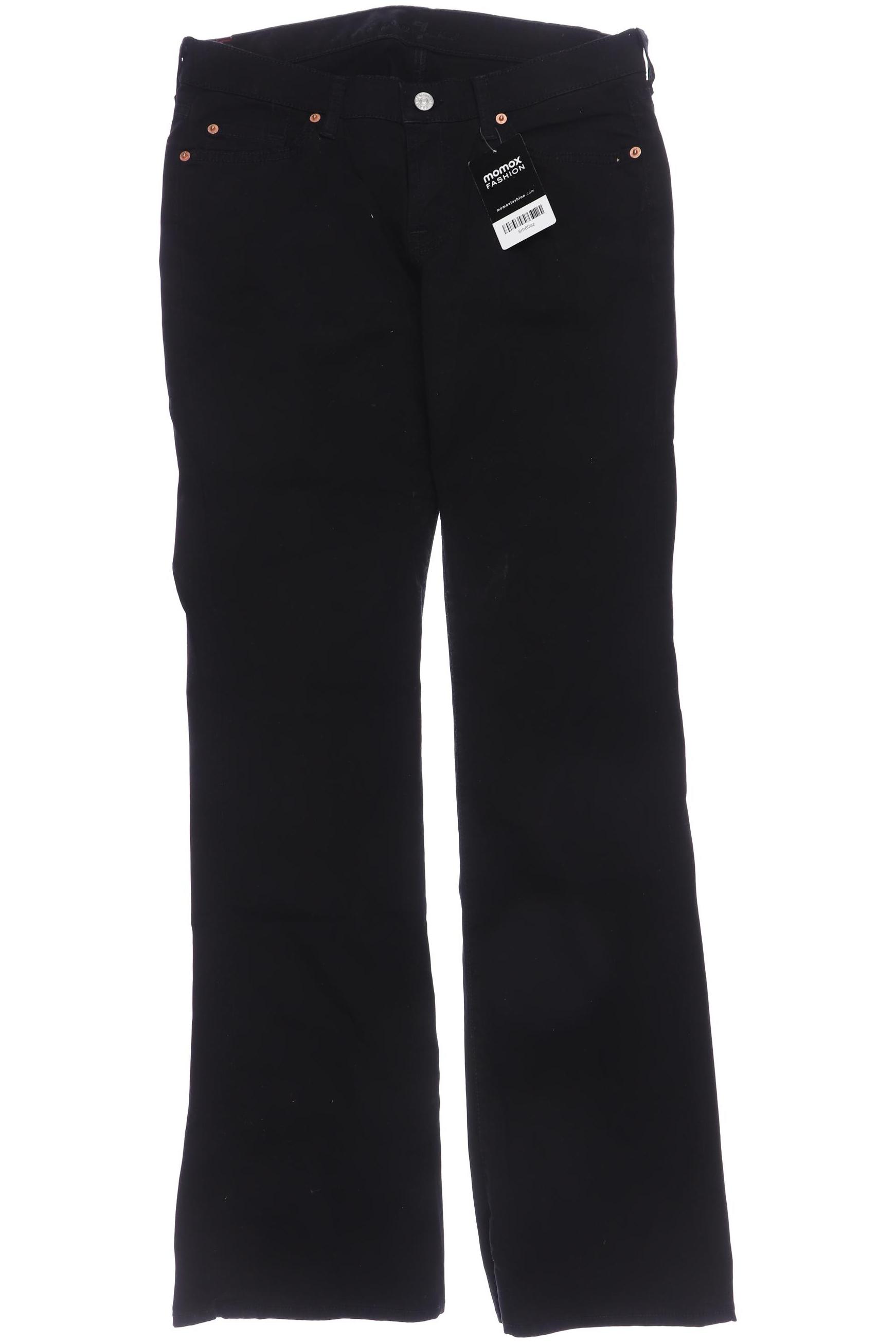 

7 for all mankind Damen Stoffhose, schwarz