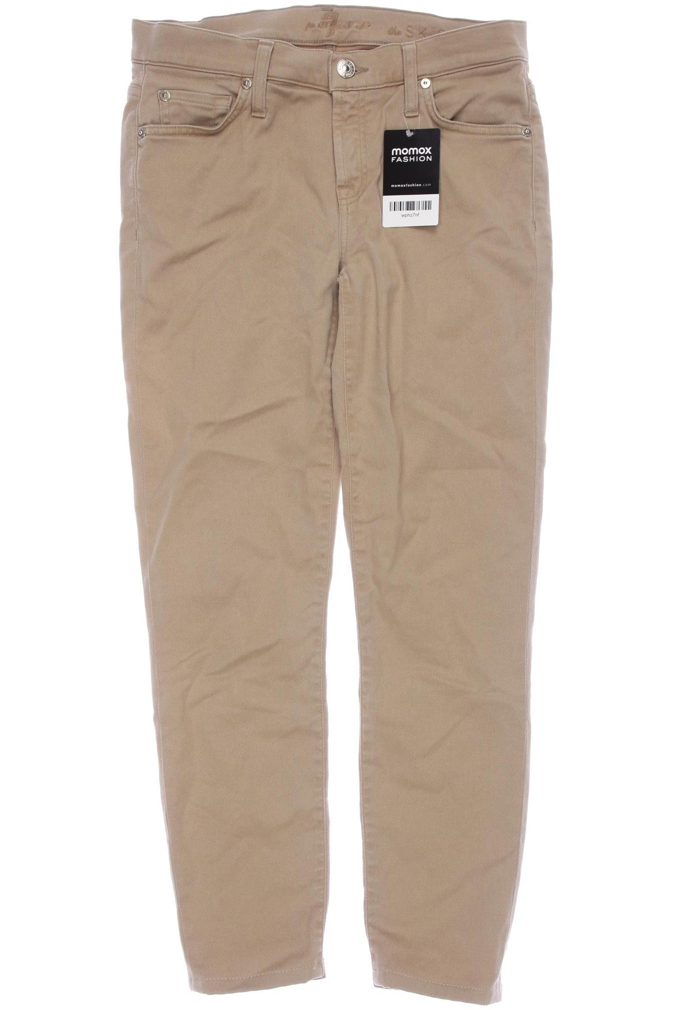 Thumbnail - 7 for all mankind Damen Jeans, beige, Gr. 26