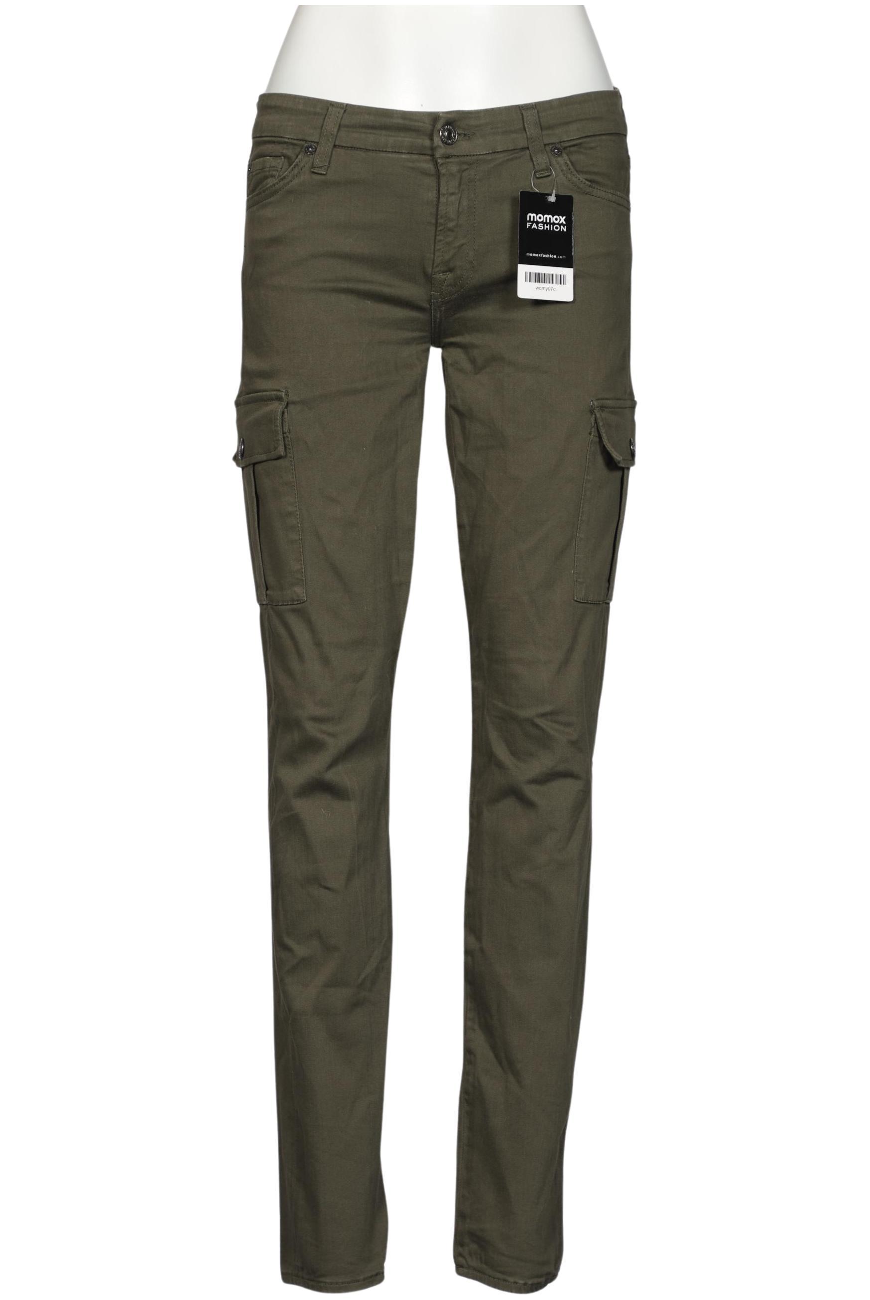 

7 for all mankind Damen Jeans, grün, Gr. 27