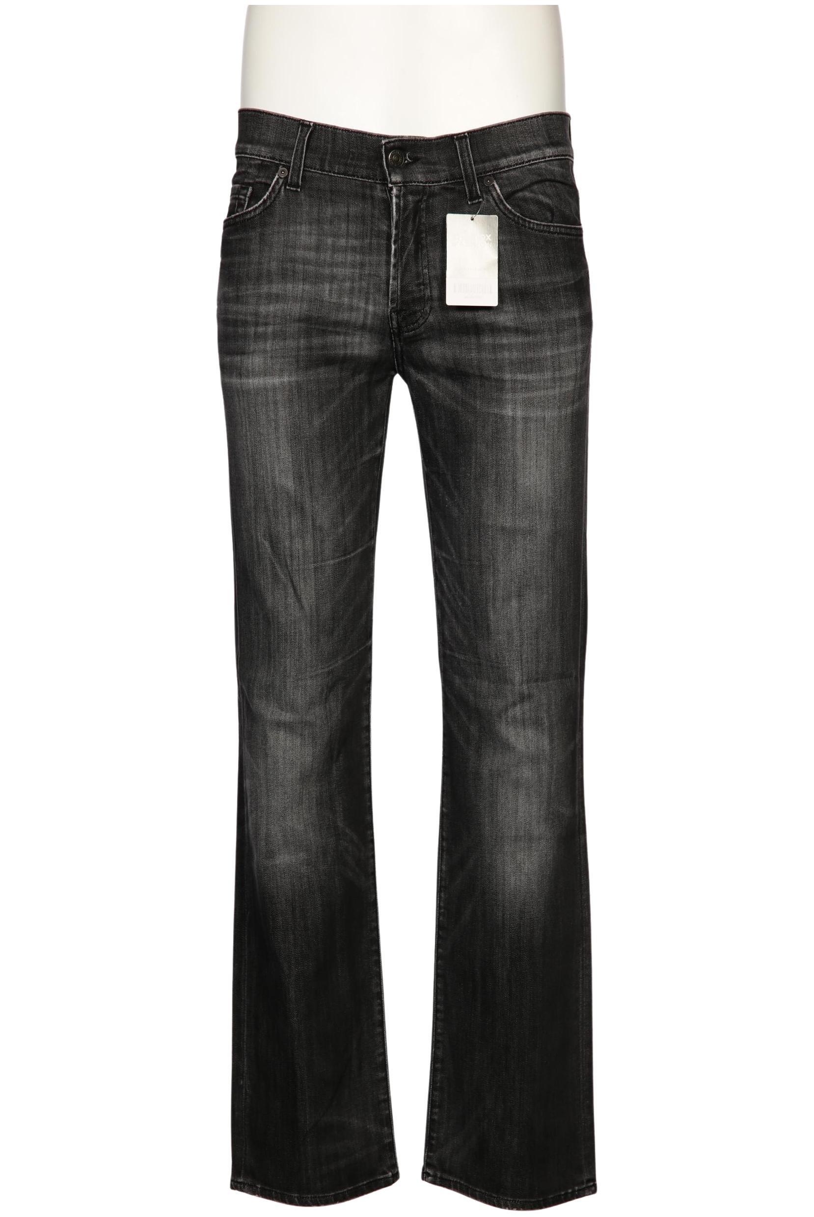 

7 for all mankind Herren Jeans, schwarz, Gr. 33