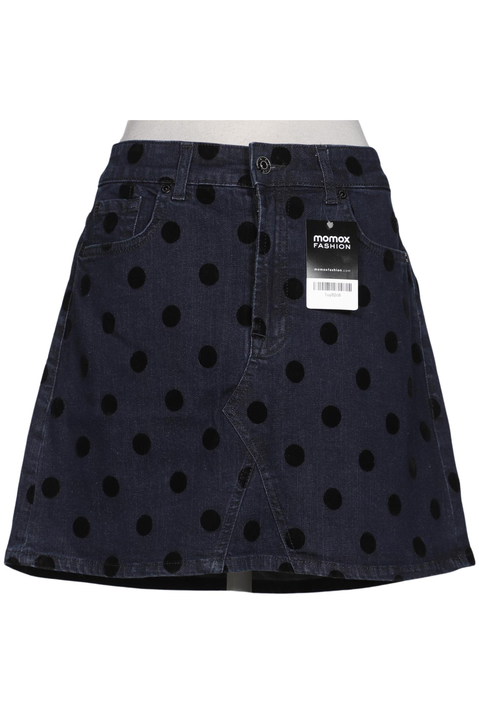 

7 for all mankind Damen Rock, marineblau, Gr. 29