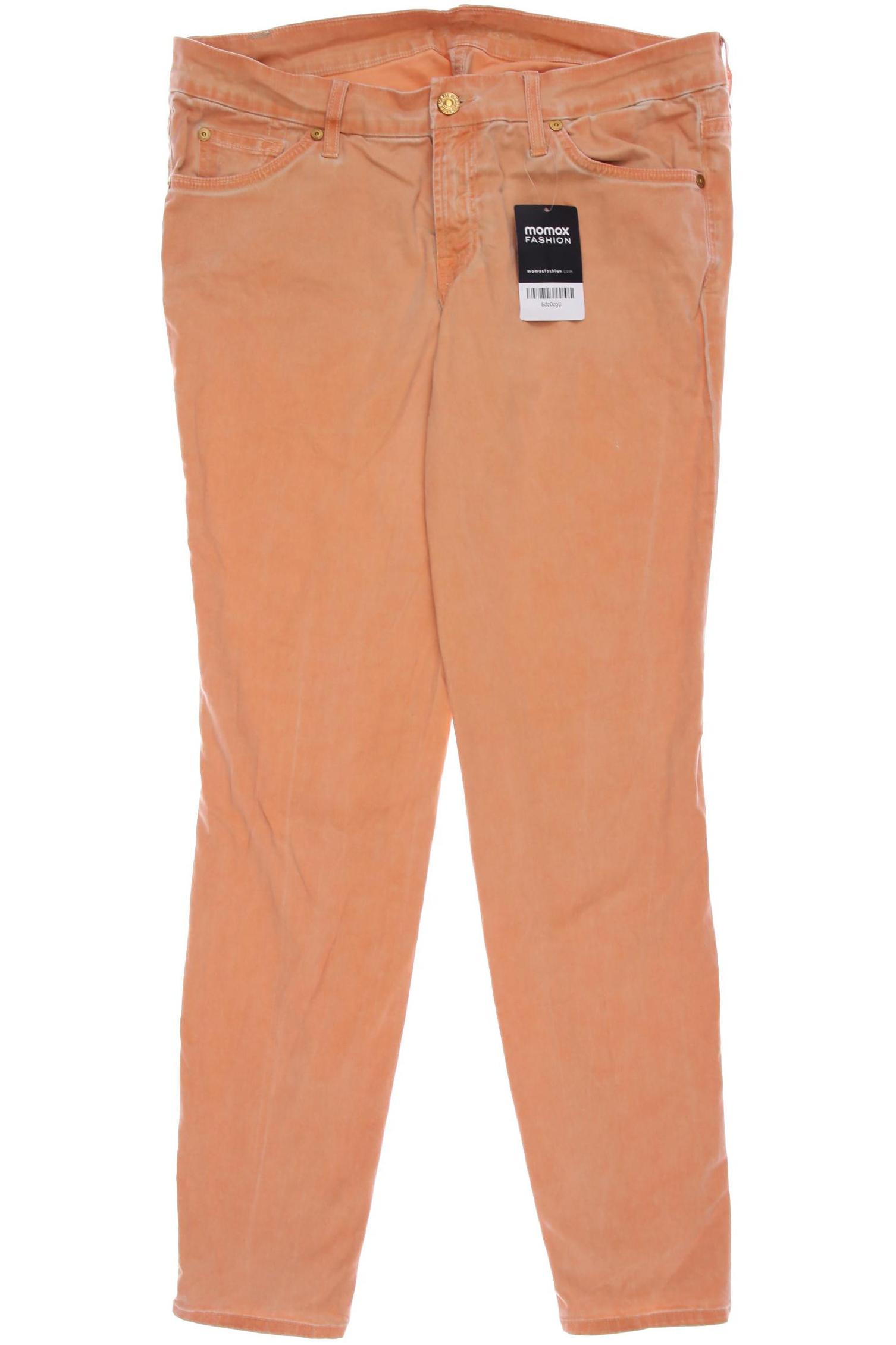 

7 for all mankind Damen Jeans, orange, Gr. 30