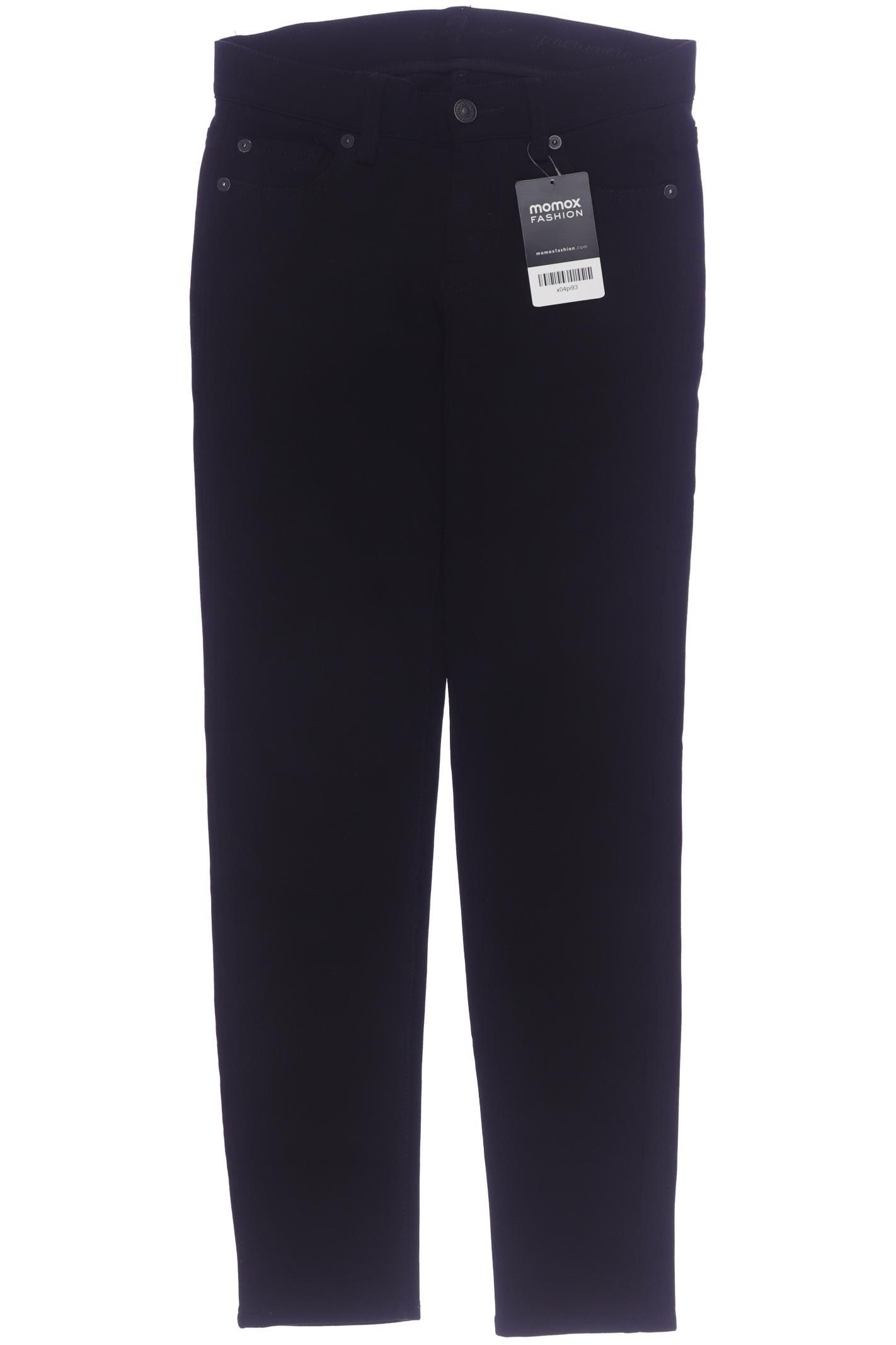 

7 for all mankind Damen Stoffhose, schwarz, Gr. 25