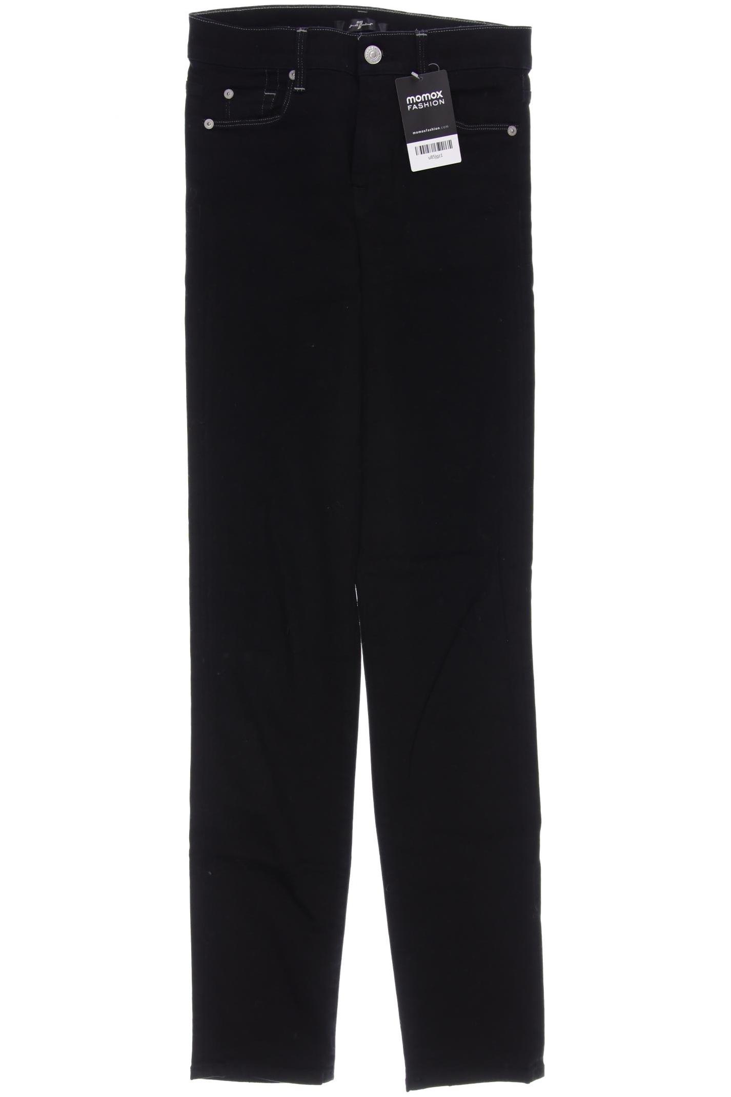 

7 for all mankind Damen Jeans, schwarz