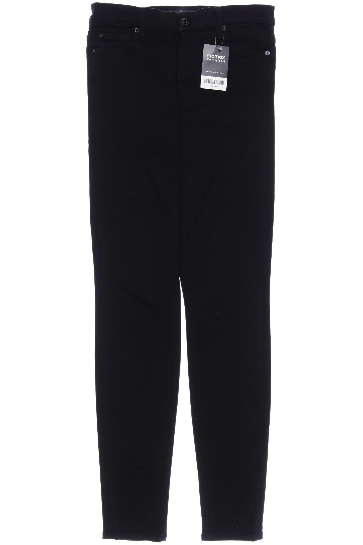 

7 for all mankind Damen Jeans, schwarz