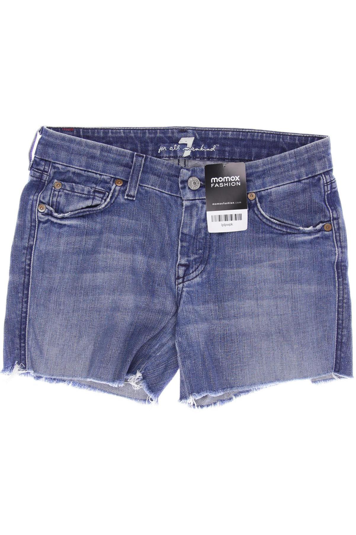 

7 for all mankind Damen Shorts, blau, Gr. 26