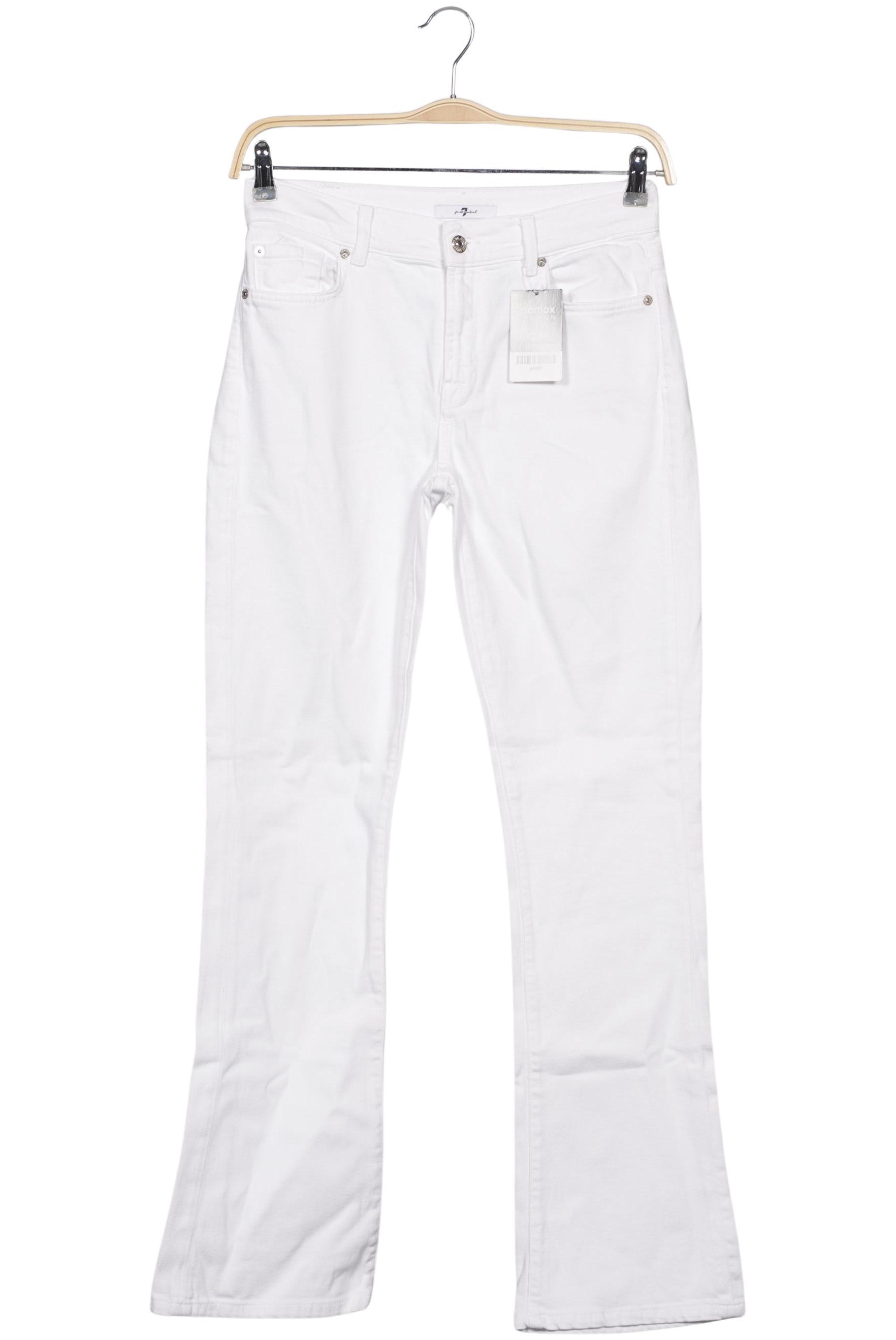 

7 for all mankind Damen Jeans, weiß, Gr. 28