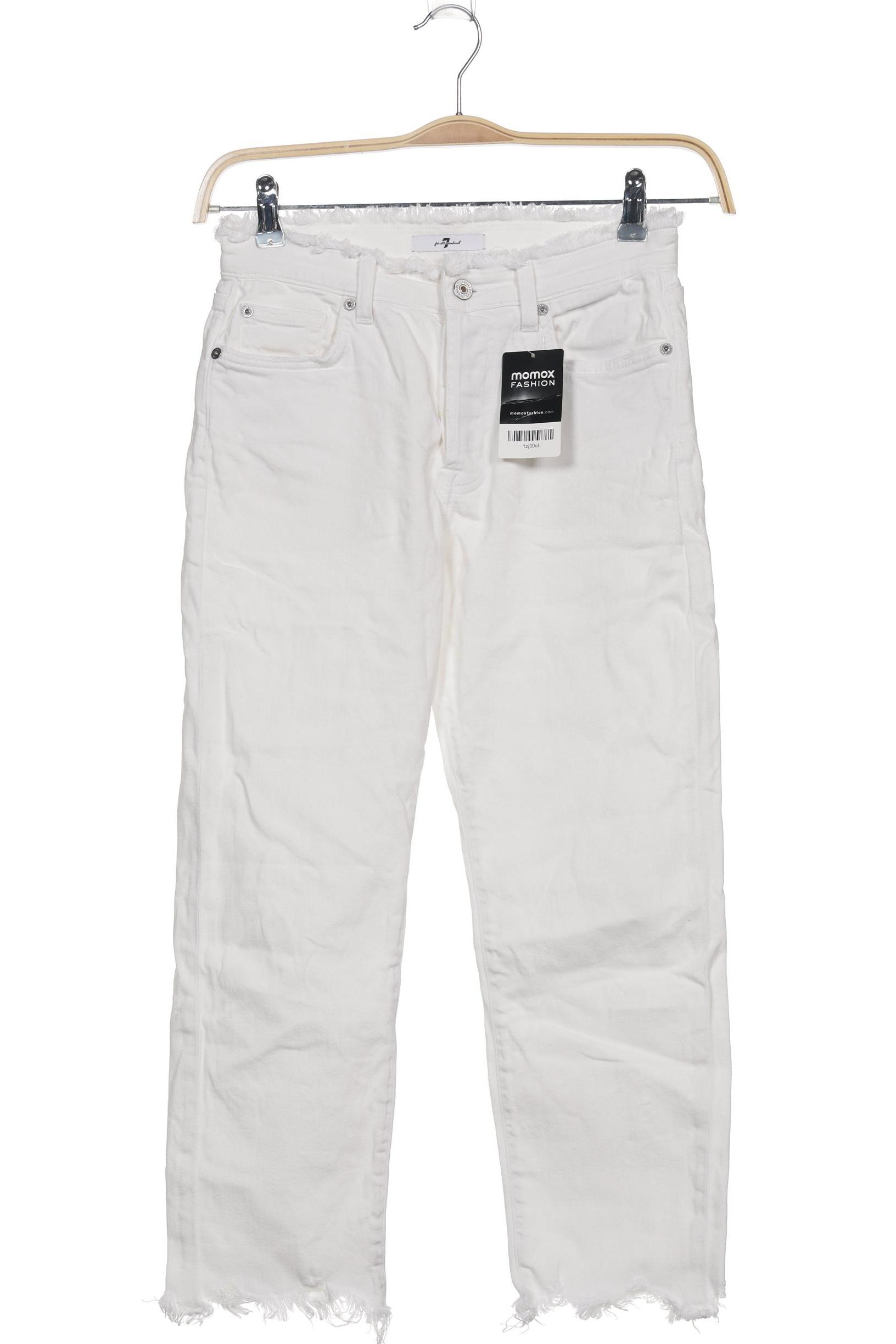 

7 for all mankind Damen Jeans, weiß, Gr. 25