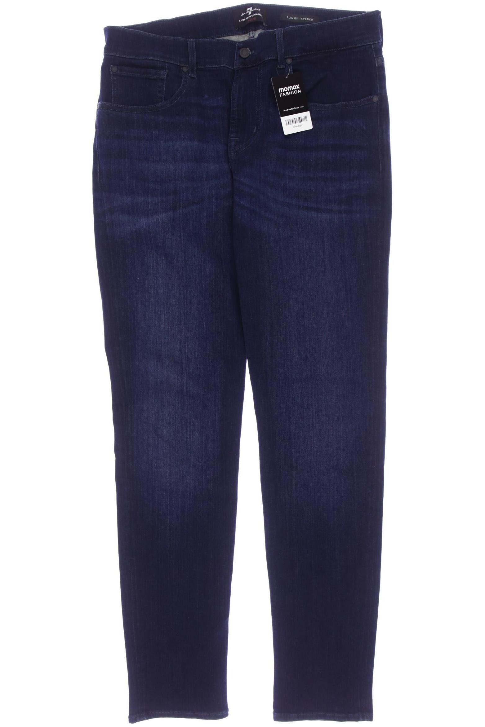 

7 for all mankind Herren Jeans, marineblau, Gr. 34