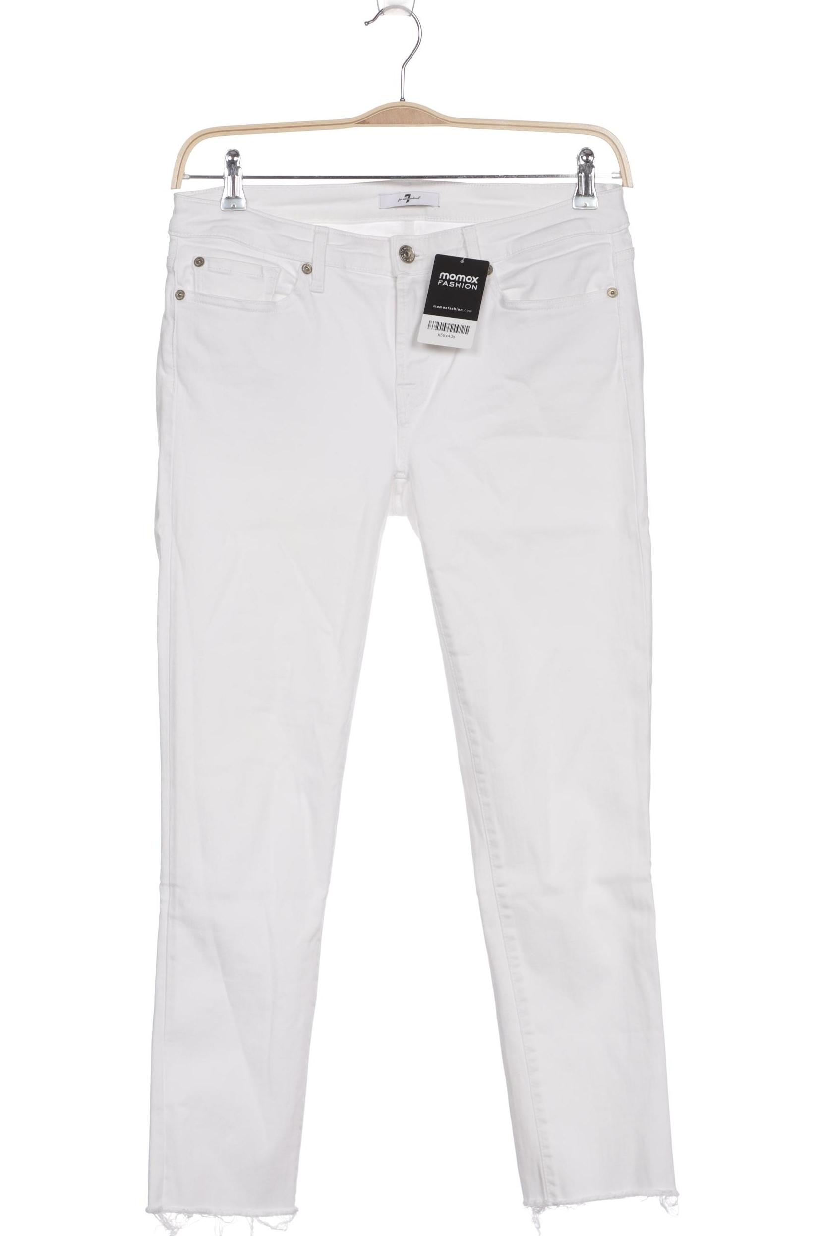 

7 for all mankind Damen Jeans, weiß, Gr. 31