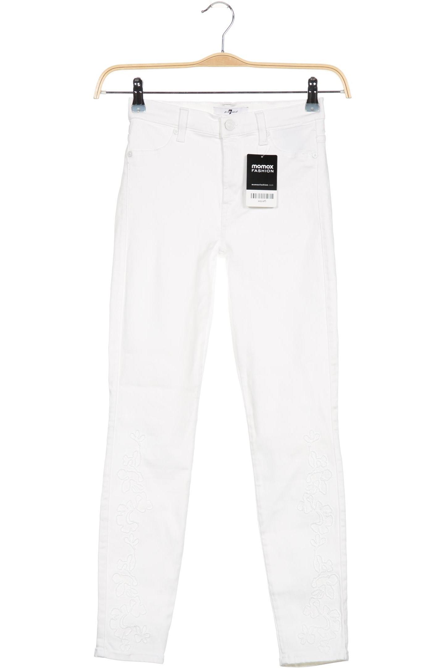 

7 for all mankind Damen Jeans, weiß, Gr. 25