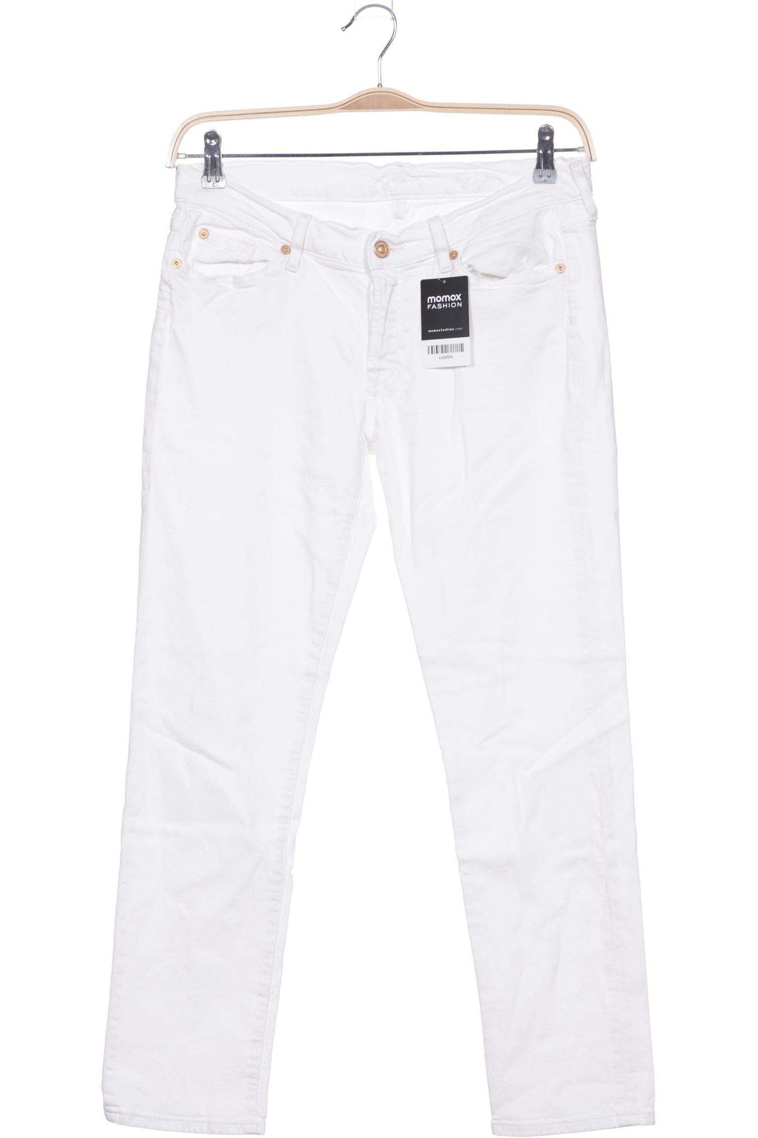 

7 for all mankind Damen Jeans, weiß