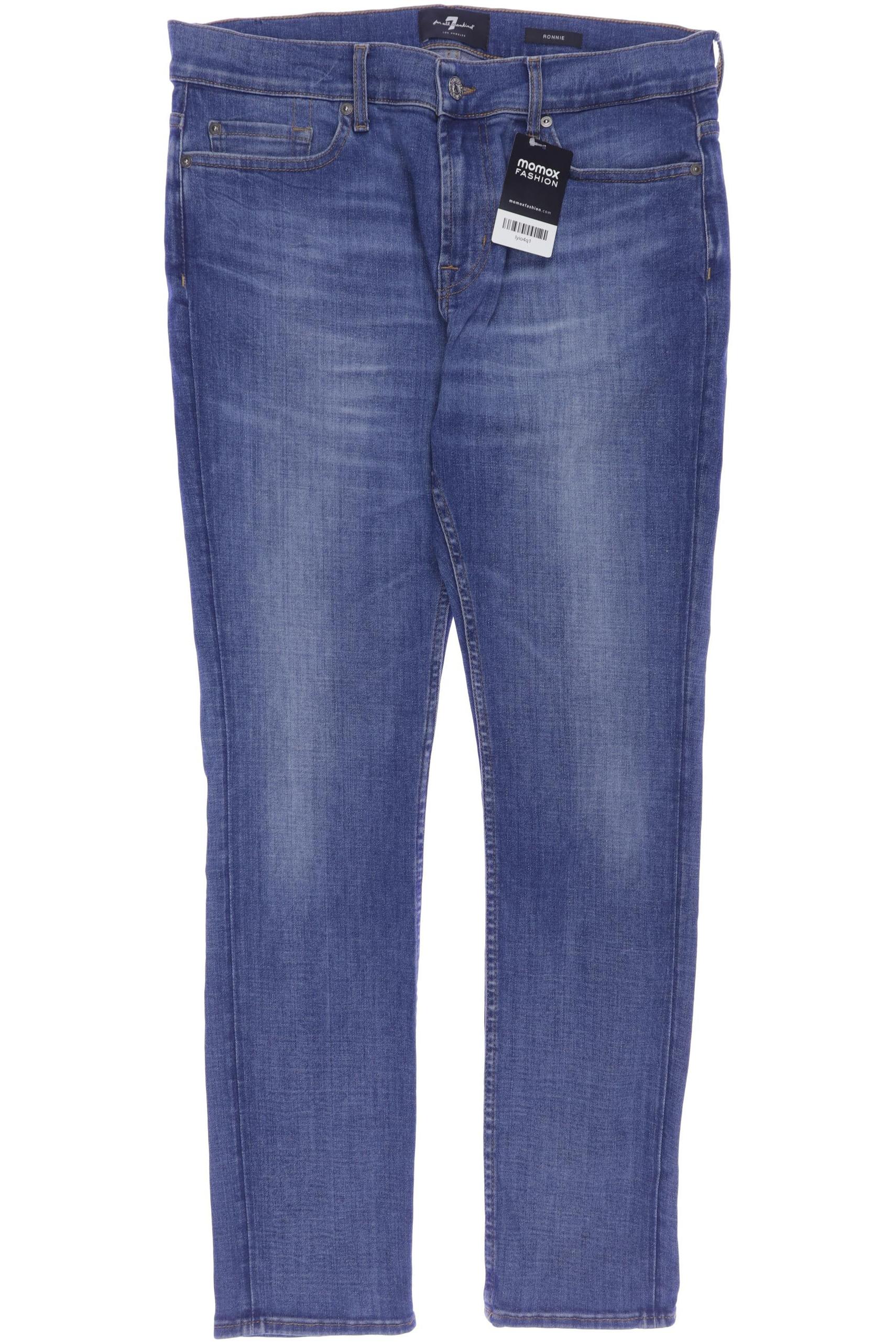 

7 for all mankind Herren Jeans, blau, Gr. 34