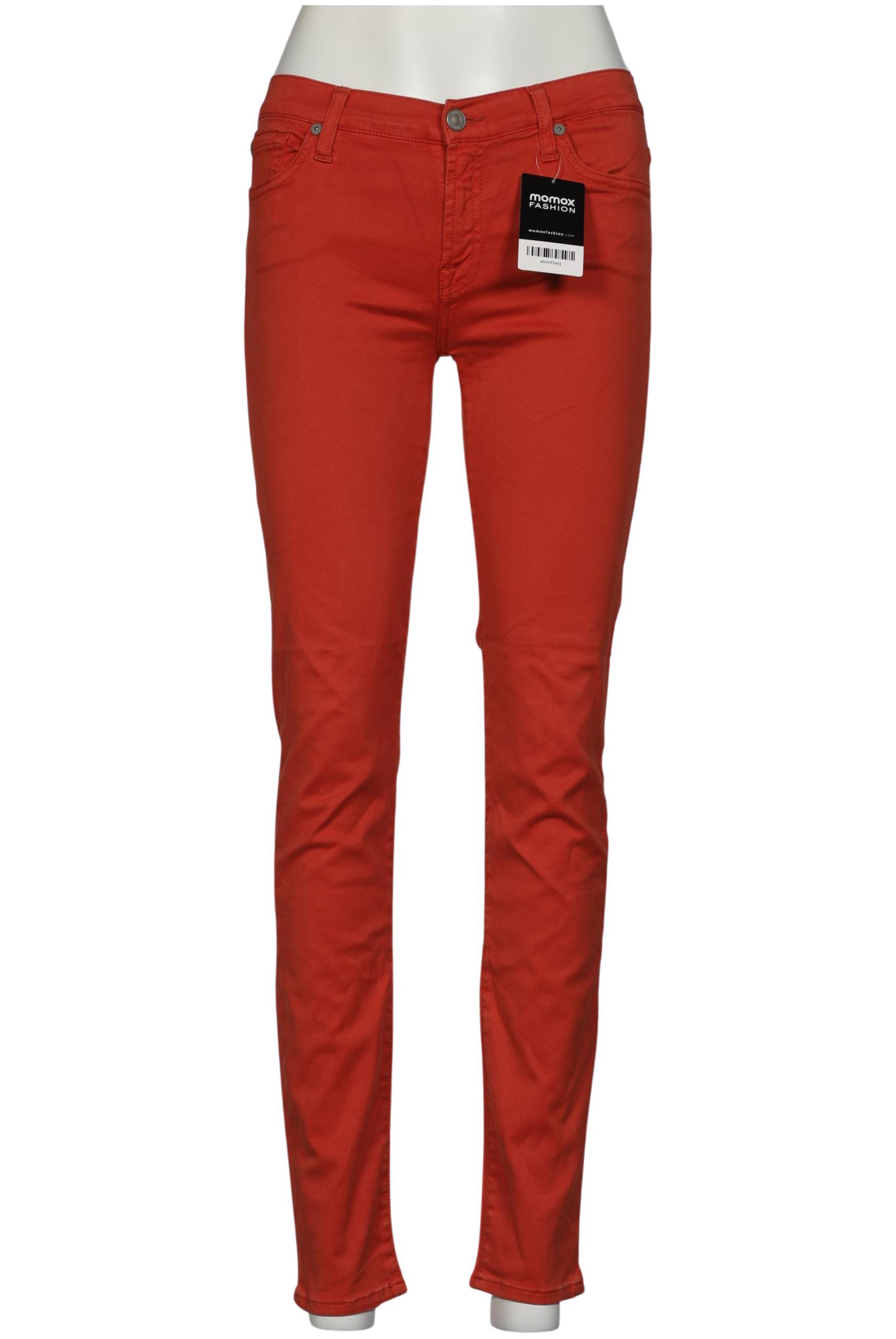 

7 for all mankind Damen Jeans, rot, Gr. 28