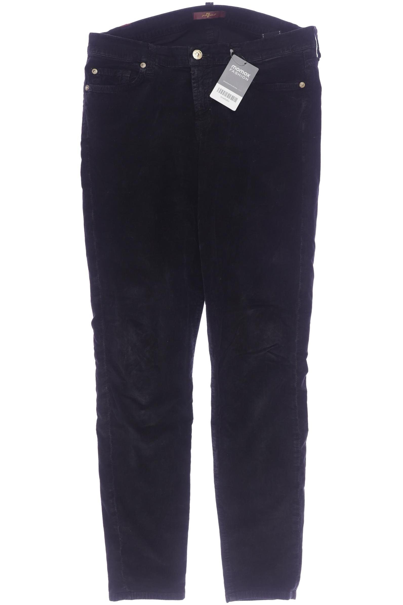 

7 for all mankind Damen Stoffhose, schwarz, Gr. 31