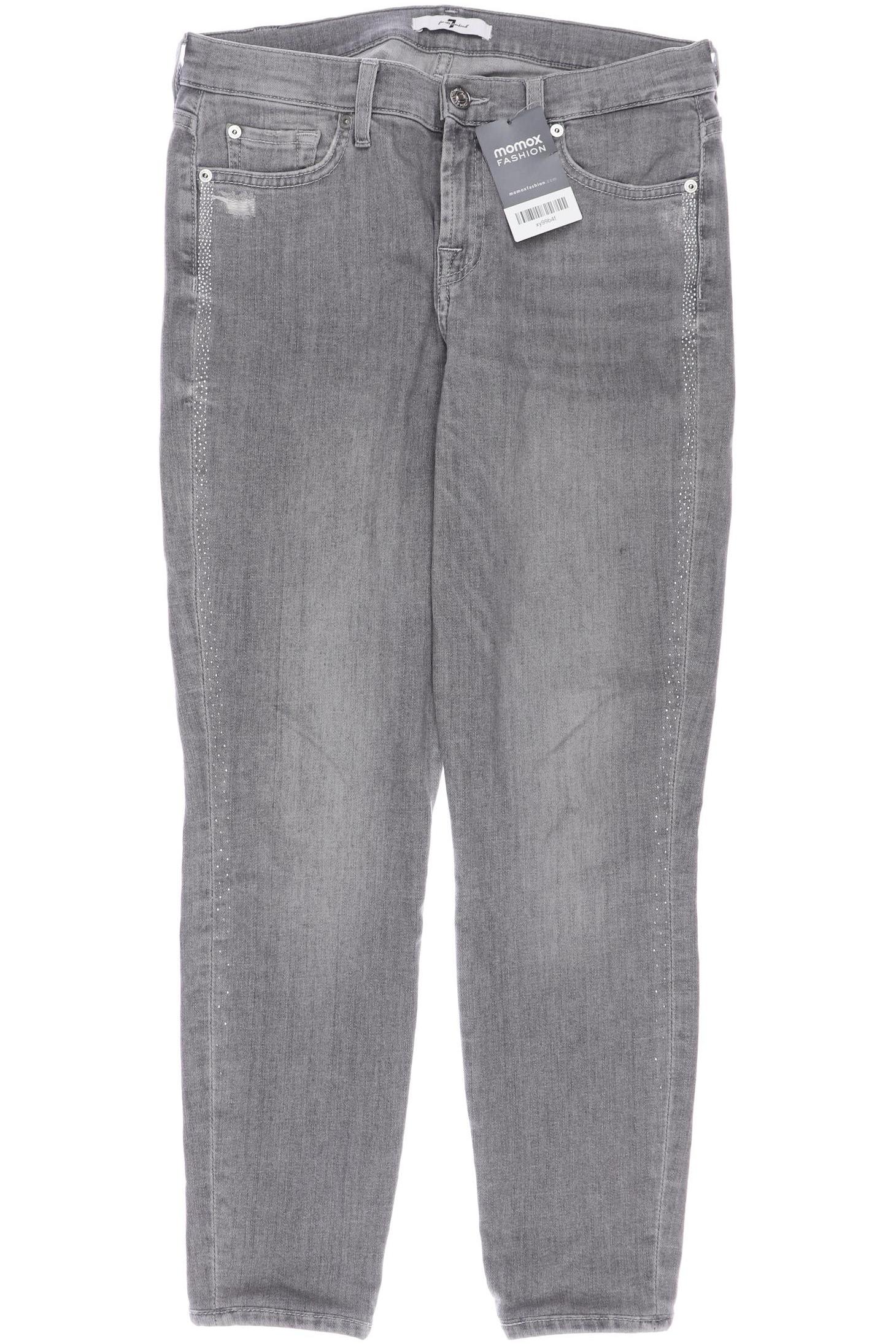 

7 for all mankind Damen Jeans, grau
