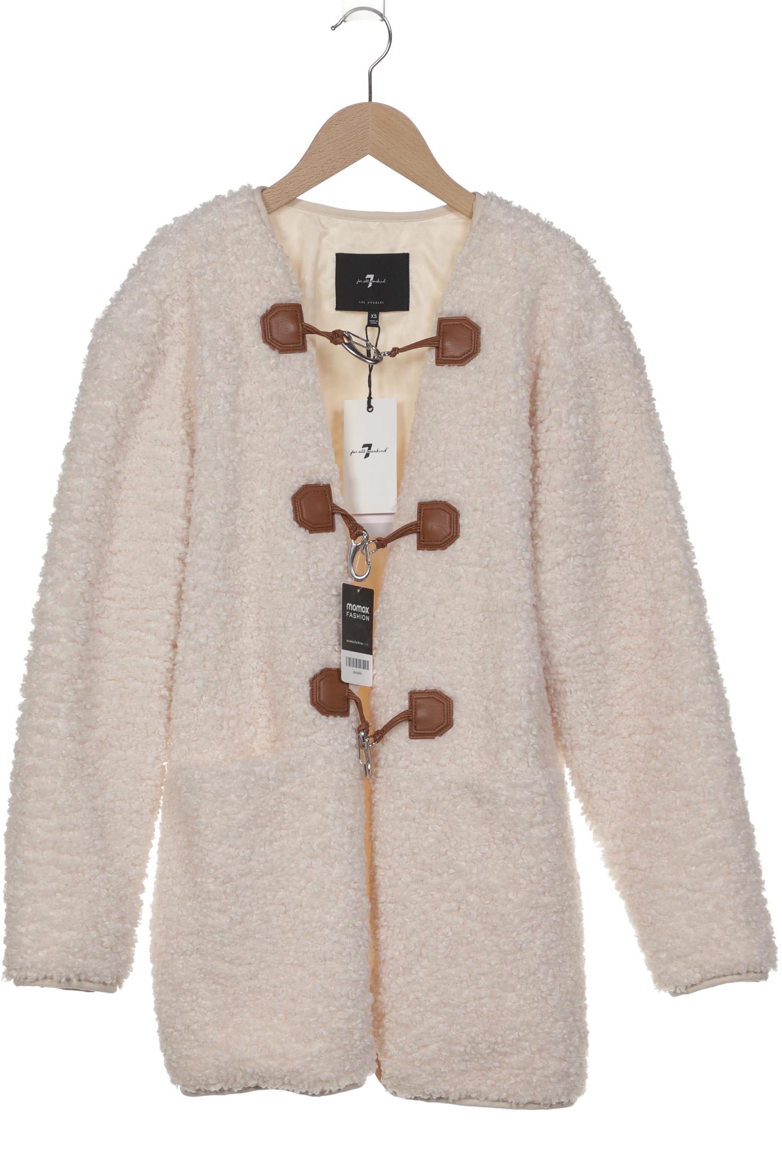 

7 for all mankind Damen Jacke, cremeweiß, Gr. 34