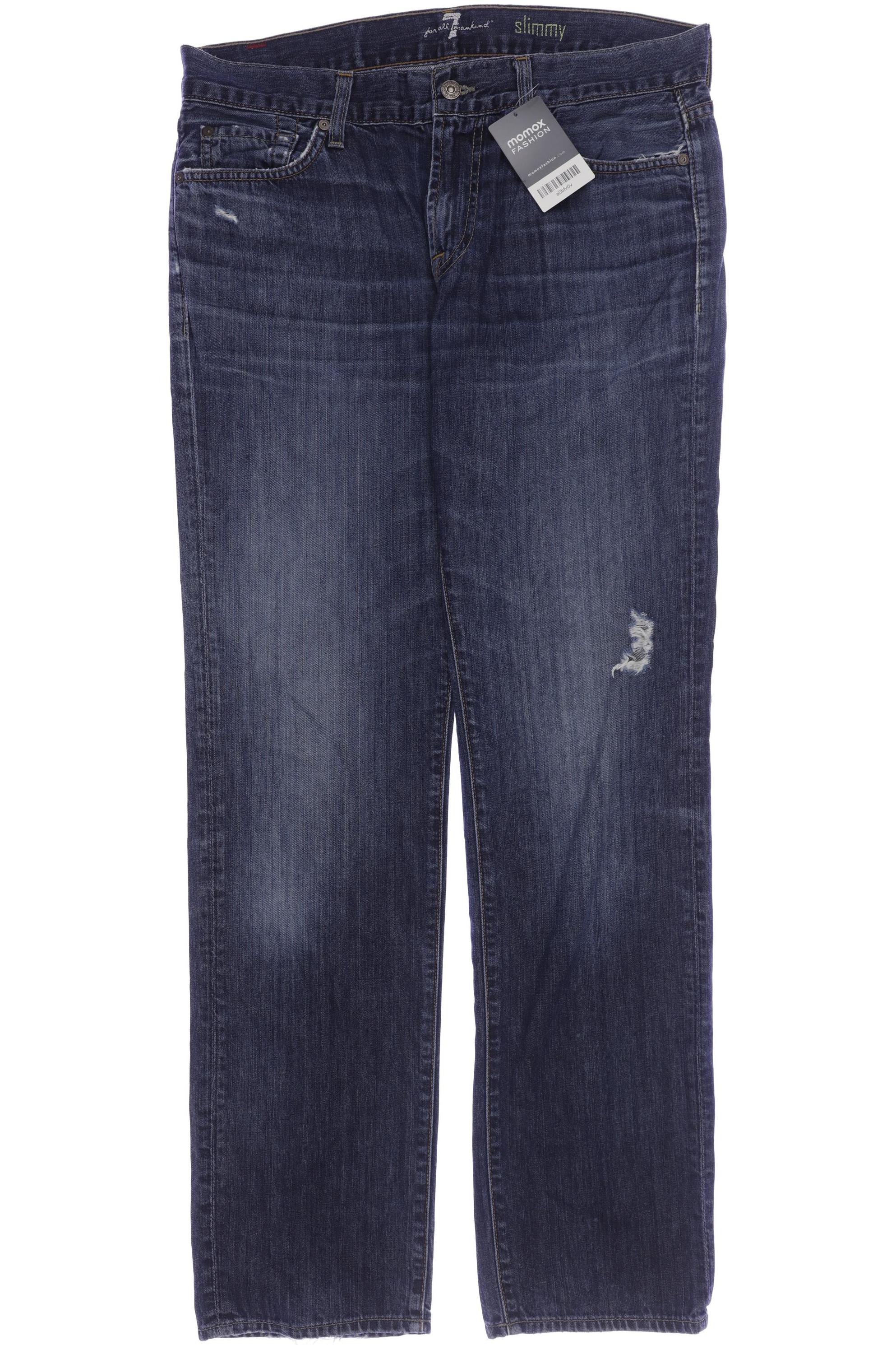 

7 for all mankind Herren Jeans, marineblau, Gr. 33