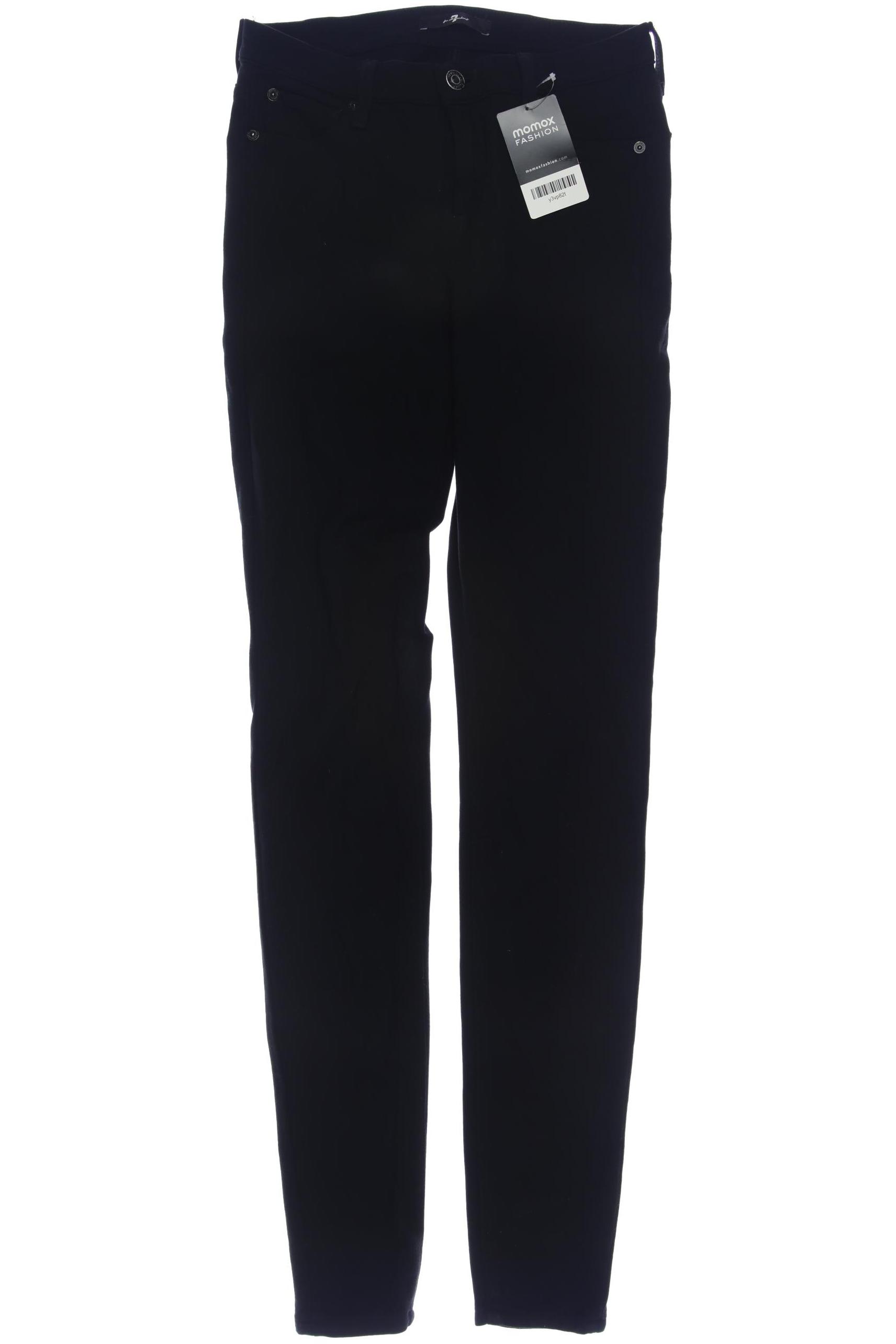 

7 for all mankind Damen Stoffhose, schwarz, Gr. 27