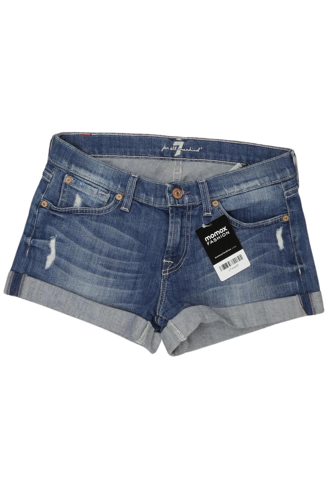 

7 for all mankind Damen Shorts, blau, Gr. 26