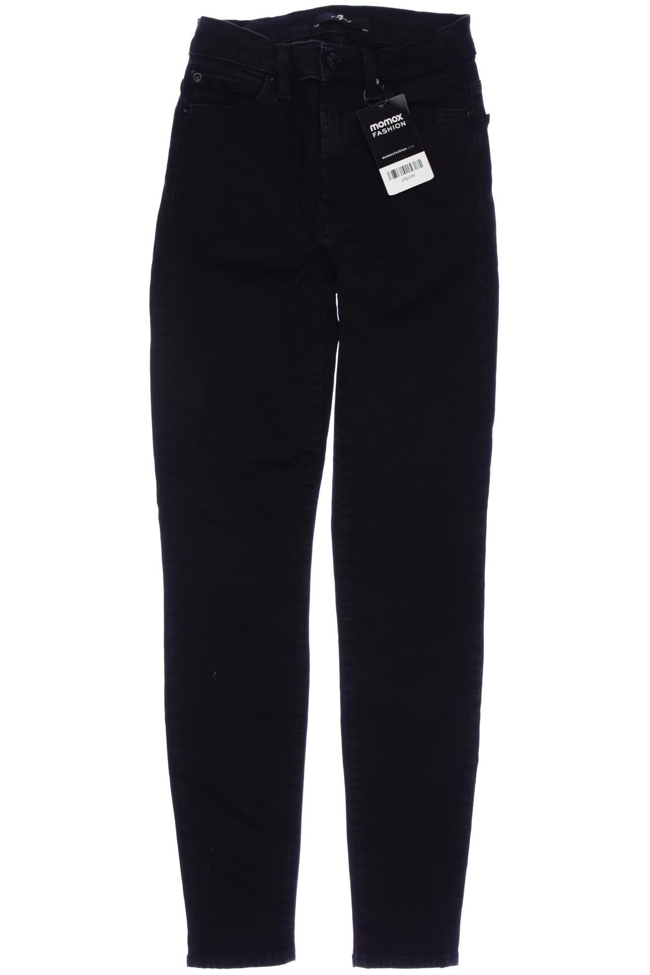 

7 for all mankind Damen Jeans, schwarz, Gr. 24