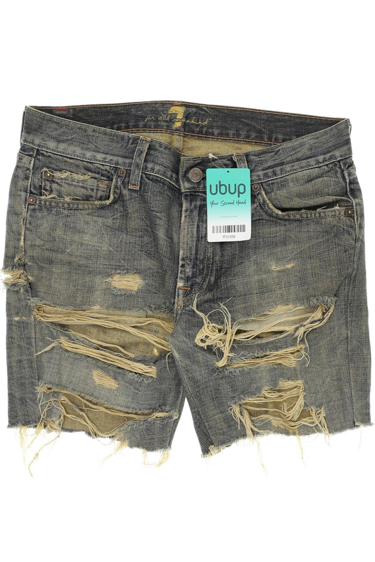 

7 for all mankind Damen Shorts, blau, Gr. 28