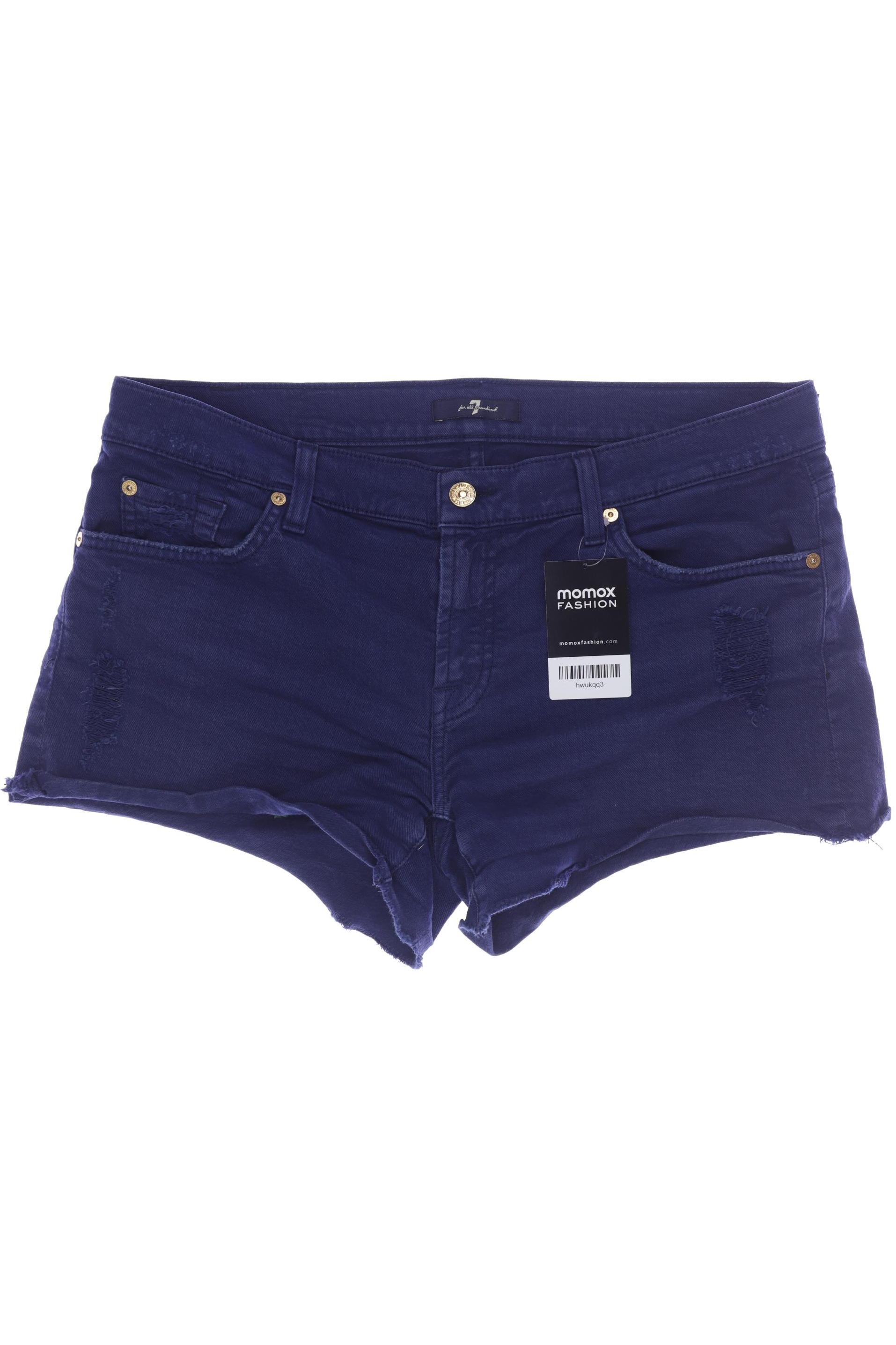 Thumbnail - 7 for all mankind Damen Shorts, marineblau, Gr. 31