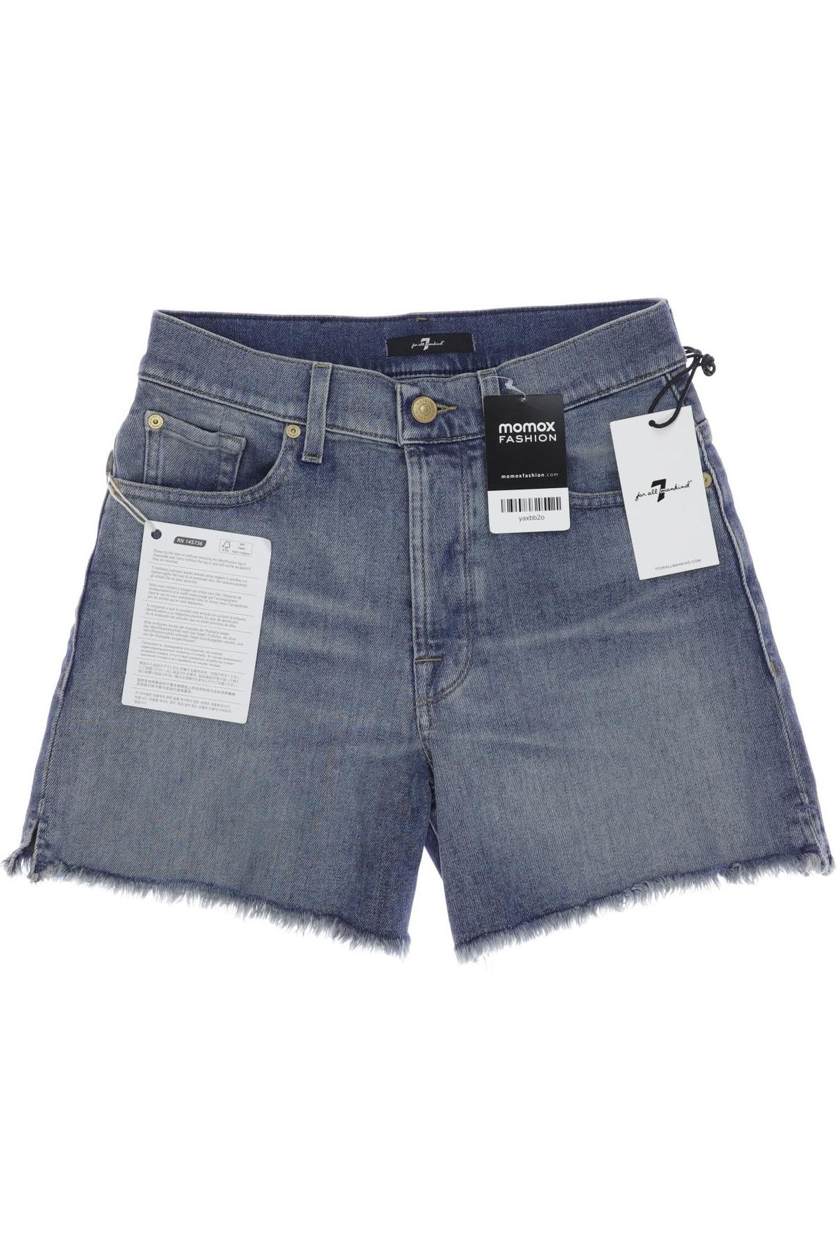 

7 for all mankind Damen Shorts, blau, Gr. 26