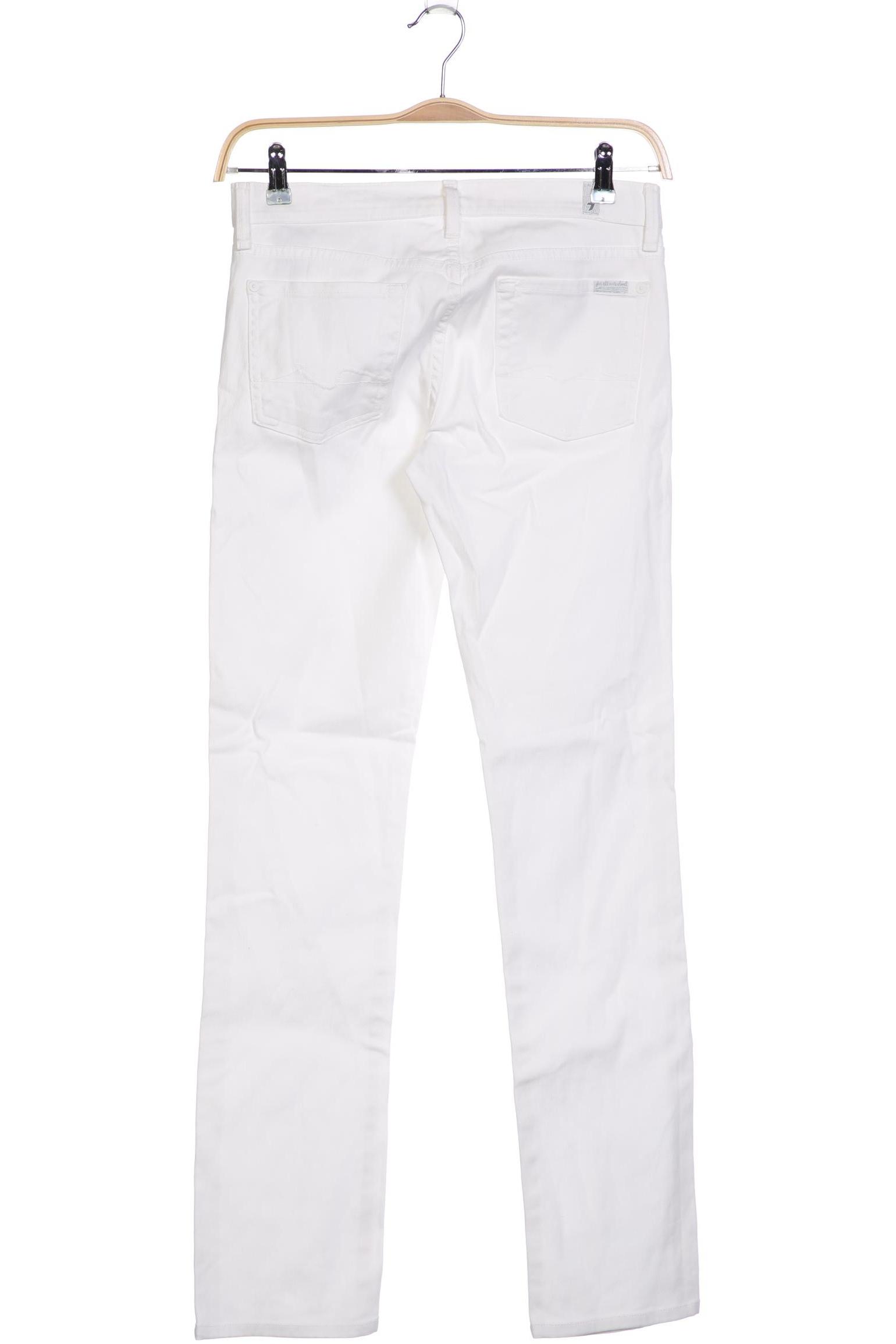 

7 for all mankind Damen Jeans, weiß, Gr. 28