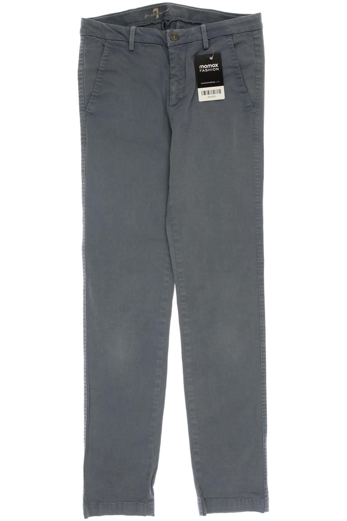 

7 for all mankind Damen Stoffhose, grau