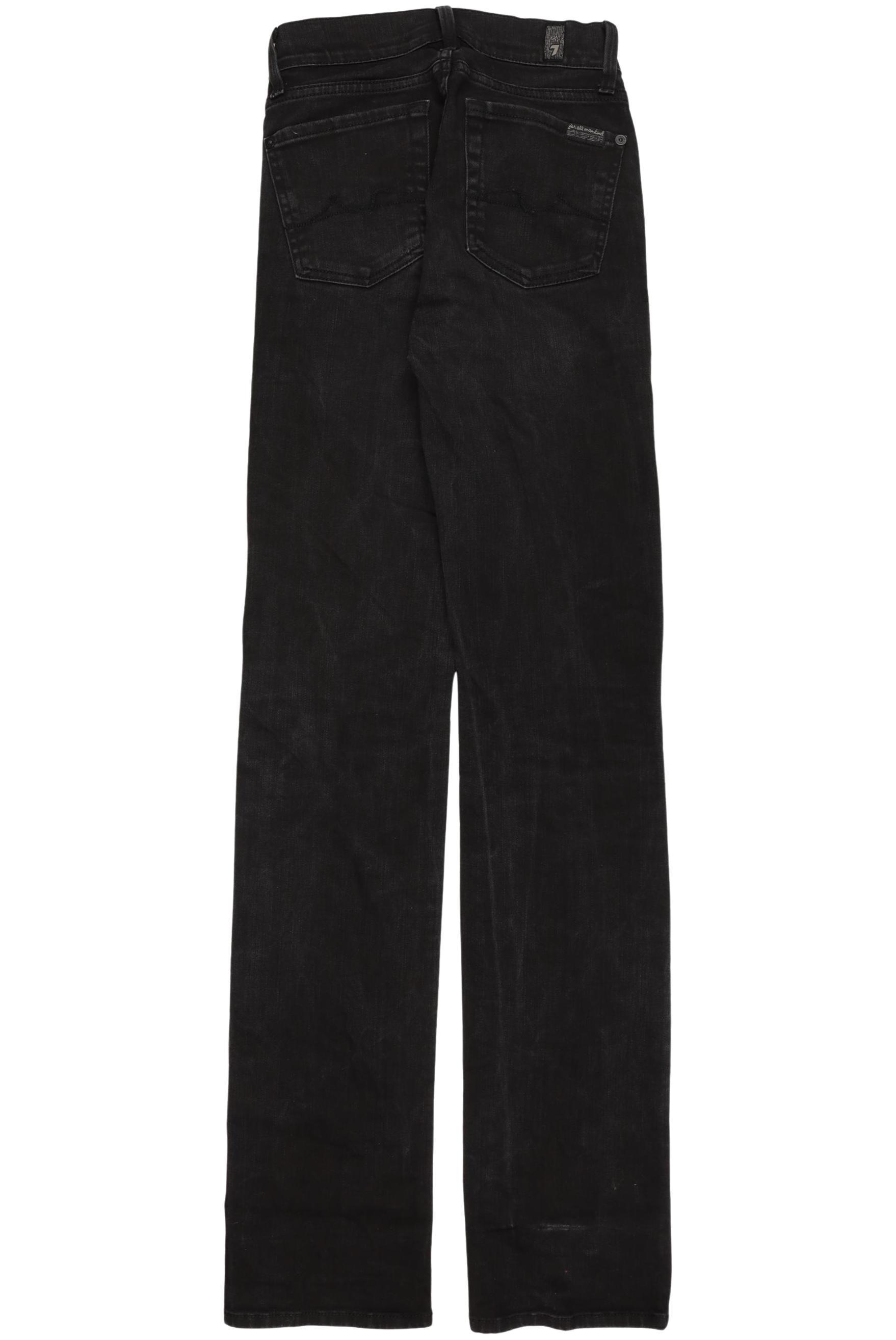 

7 for all mankind Damen Jeans, schwarz, Gr. 24