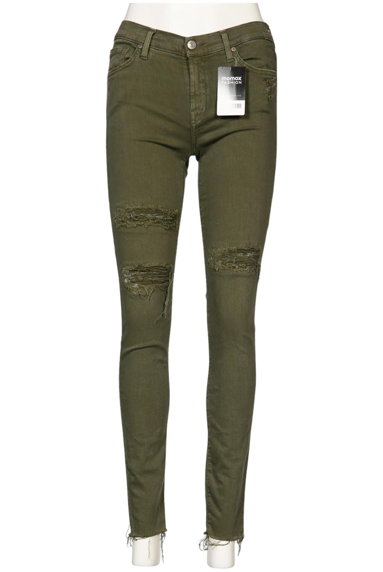 

7 for all mankind Damen Jeans, grün, Gr. 27