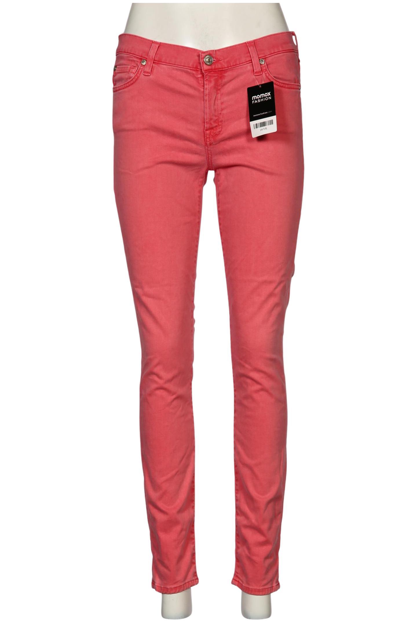 

7 for all mankind Damen Jeans, pink, Gr. 30