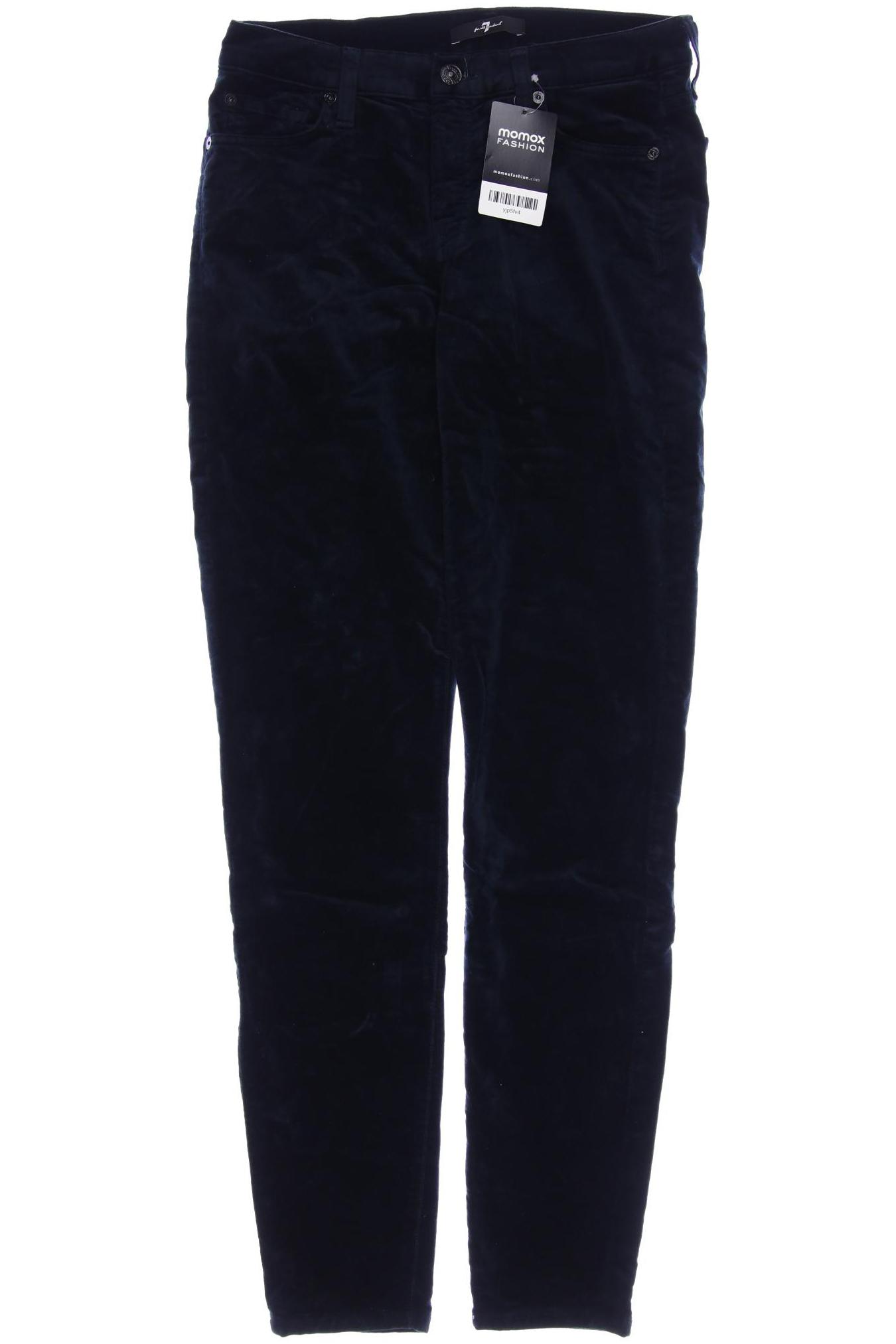 

7 for all mankind Damen Stoffhose, marineblau