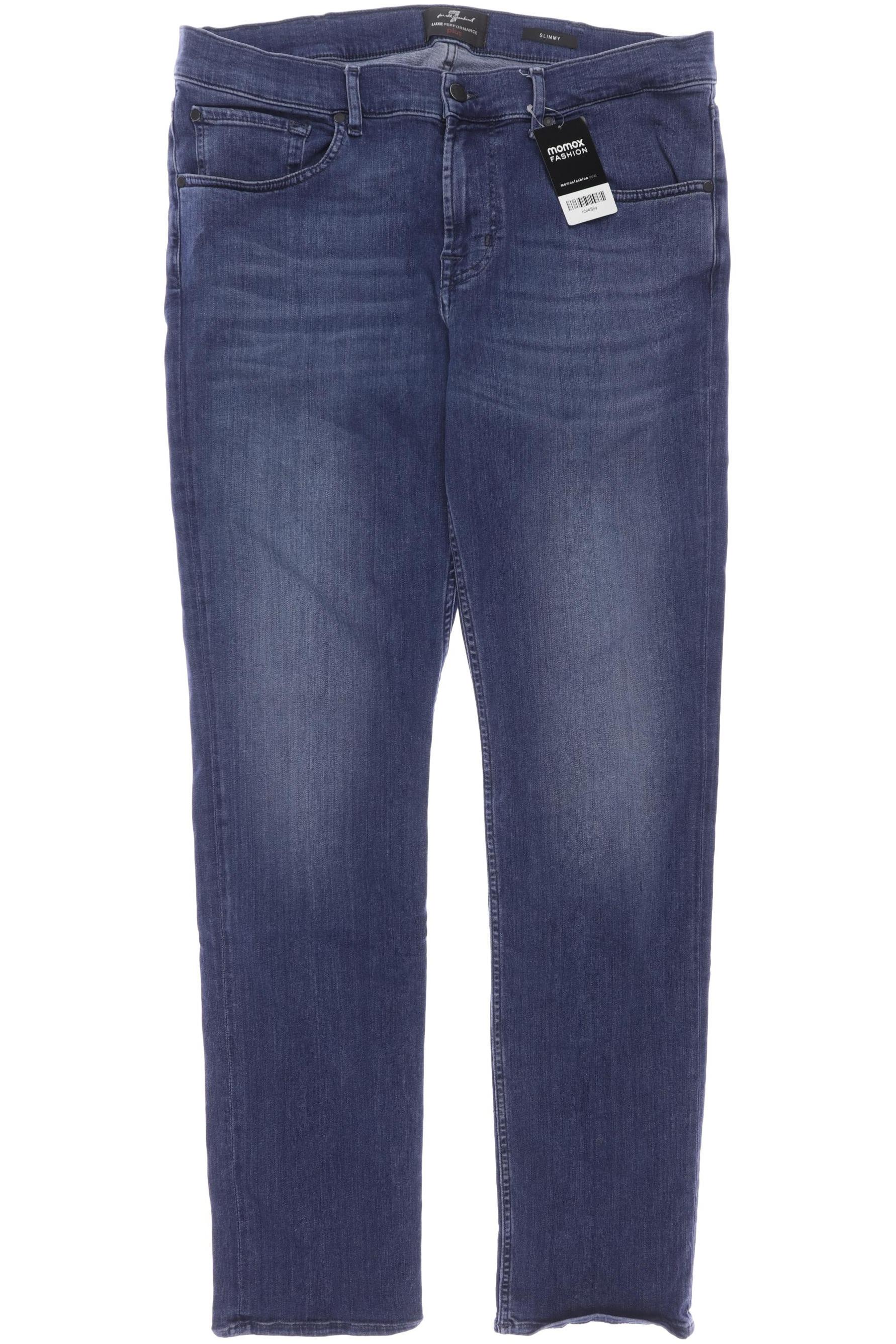 

7 for all mankind Herren Jeans, blau
