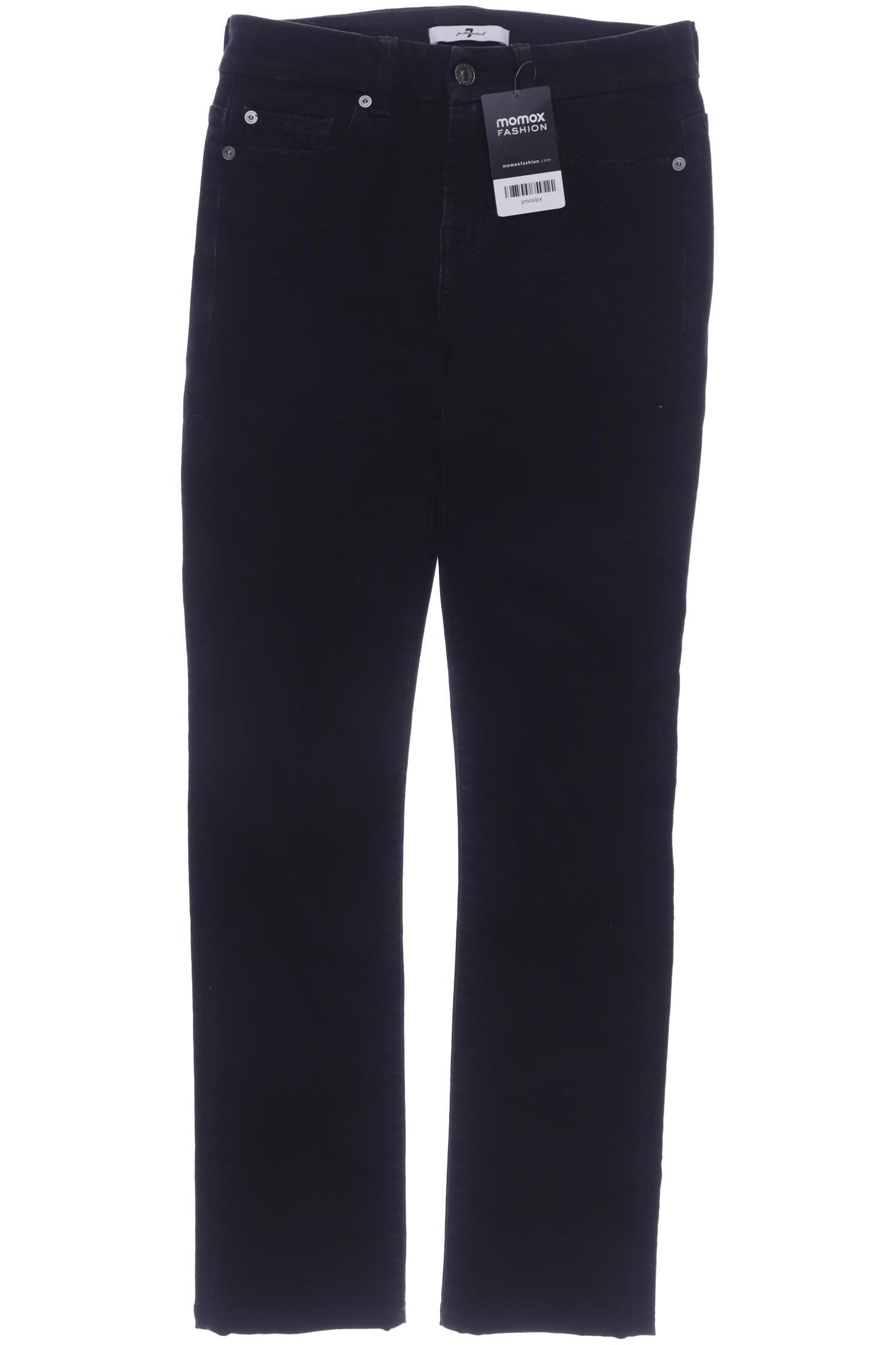 

7 for all mankind Damen Jeans, schwarz