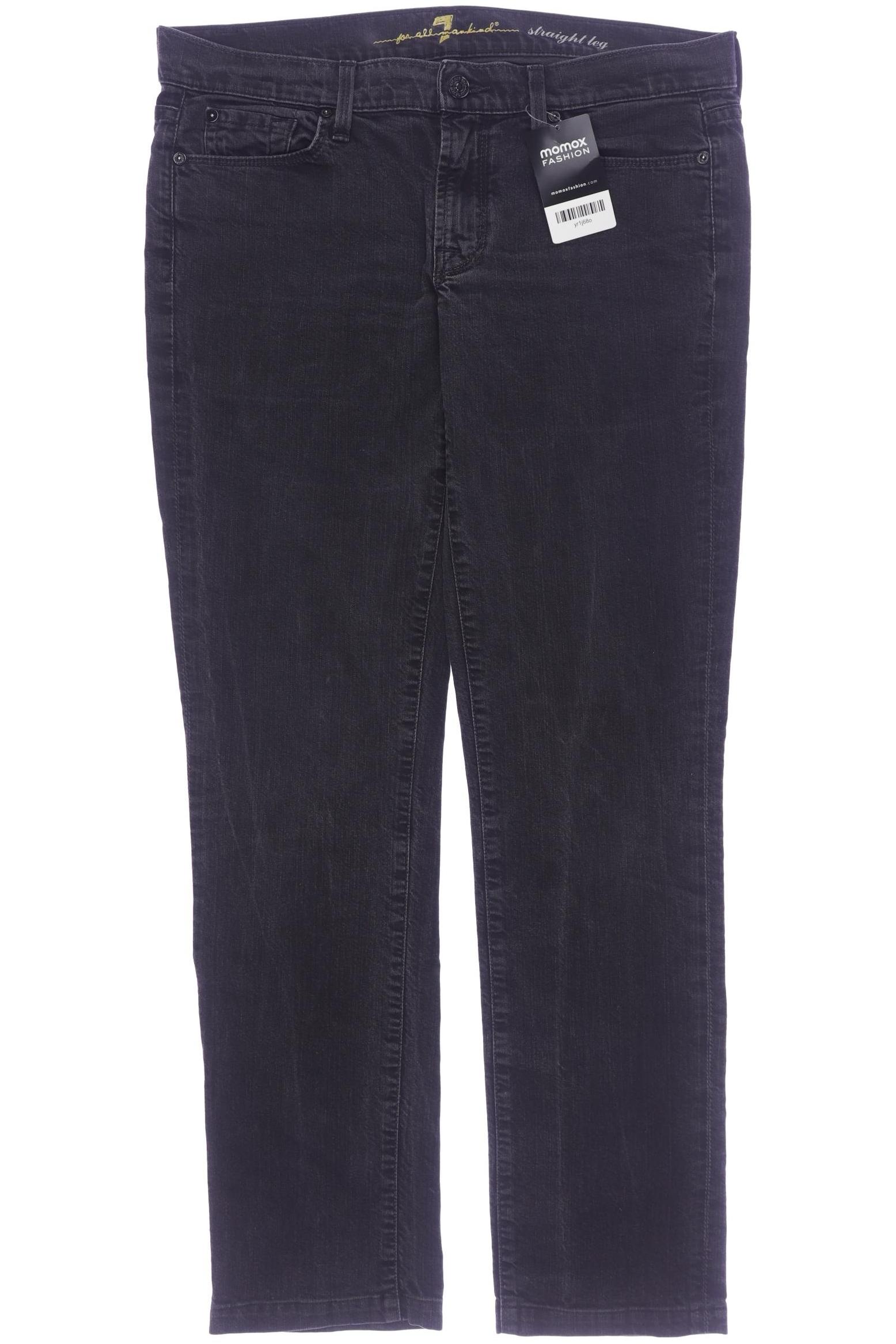 

7 for all mankind Damen Jeans, schwarz, Gr. 31