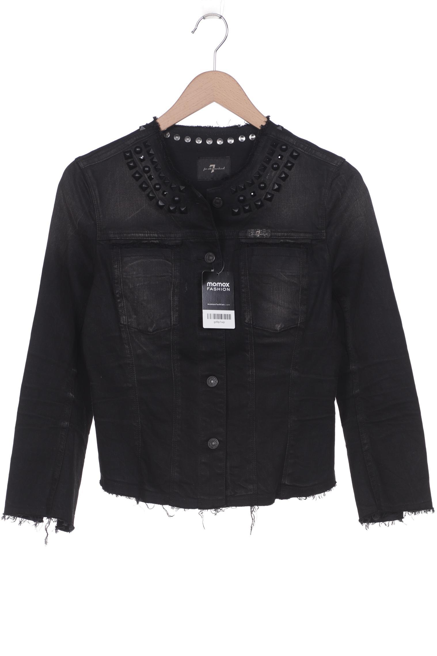 

7 for all mankind Damen Jacke, schwarz, Gr. 36
