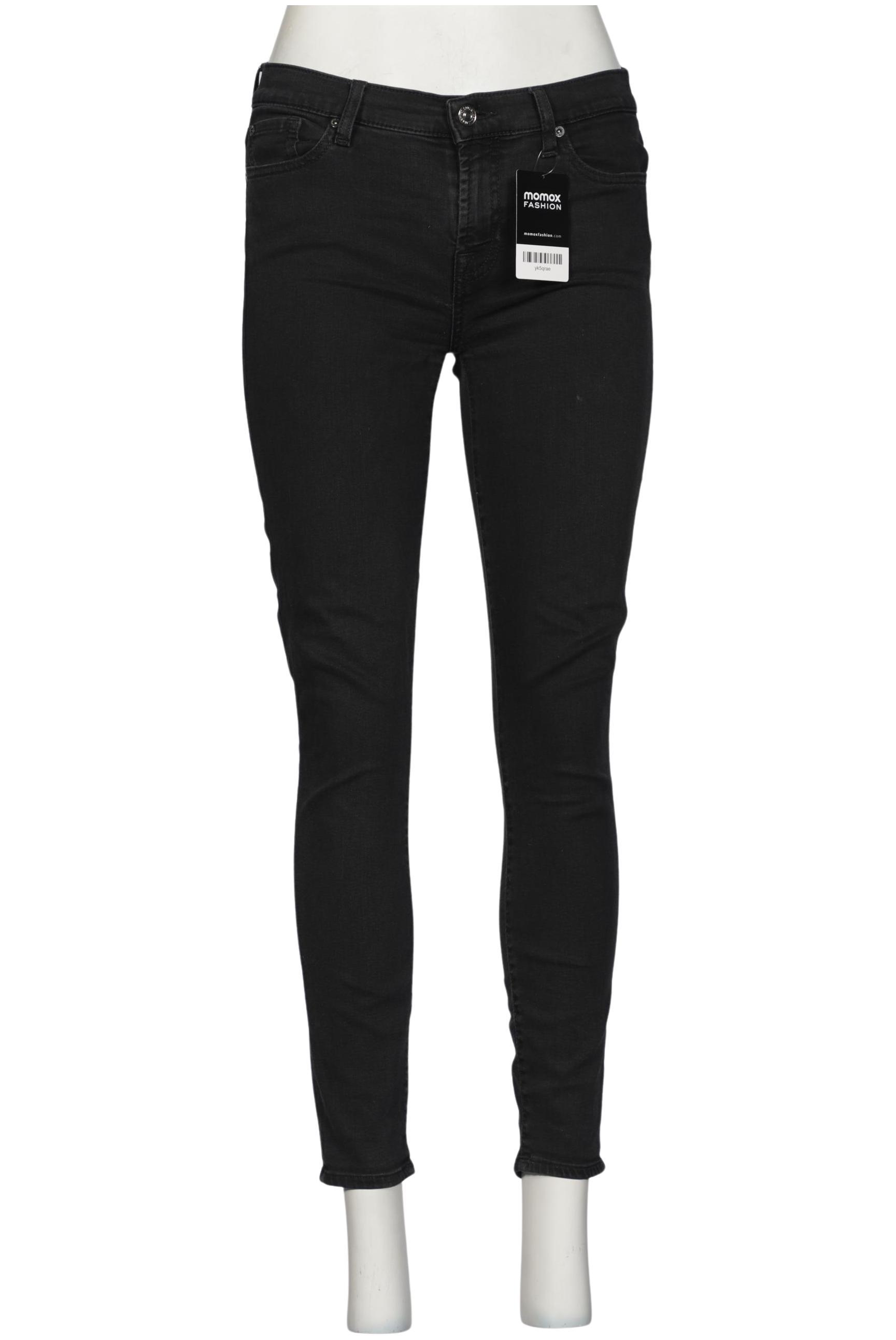

7 for all mankind Damen Jeans, schwarz, Gr. 30