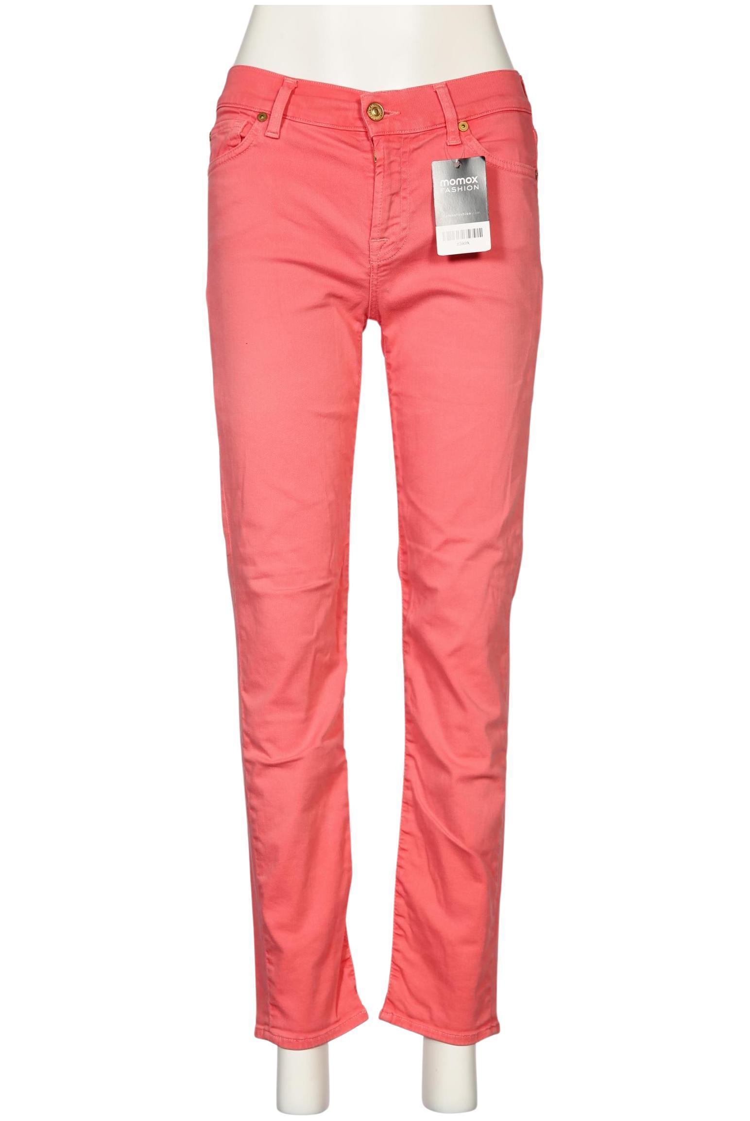 

7 for all mankind Damen Jeans, pink, Gr. 28