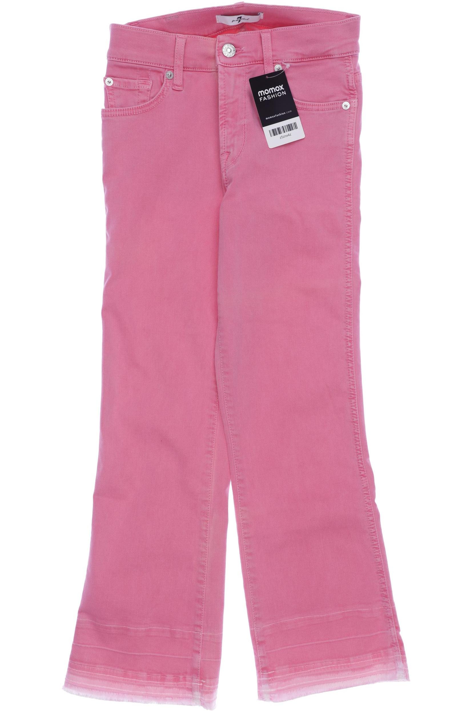 

7 for all mankind Damen Jeans, pink, Gr. 25