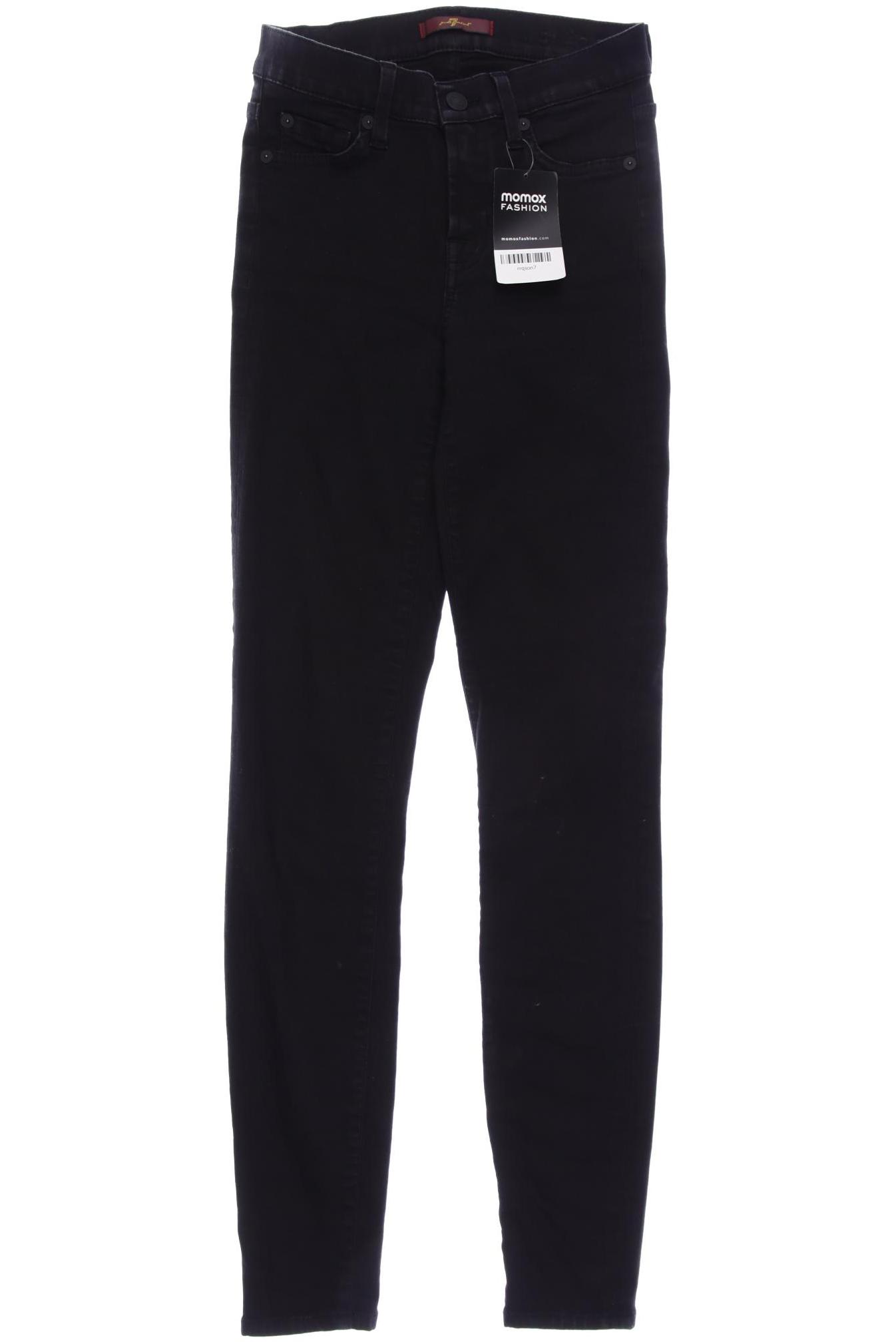 

7 for all mankind Damen Jeans, schwarz