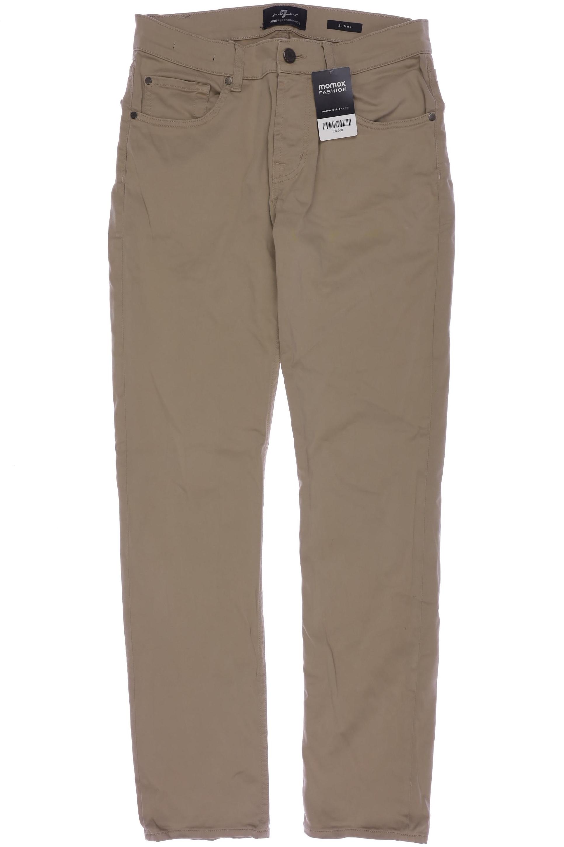 

7 for all mankind Herren Stoffhose, beige, Gr. 31