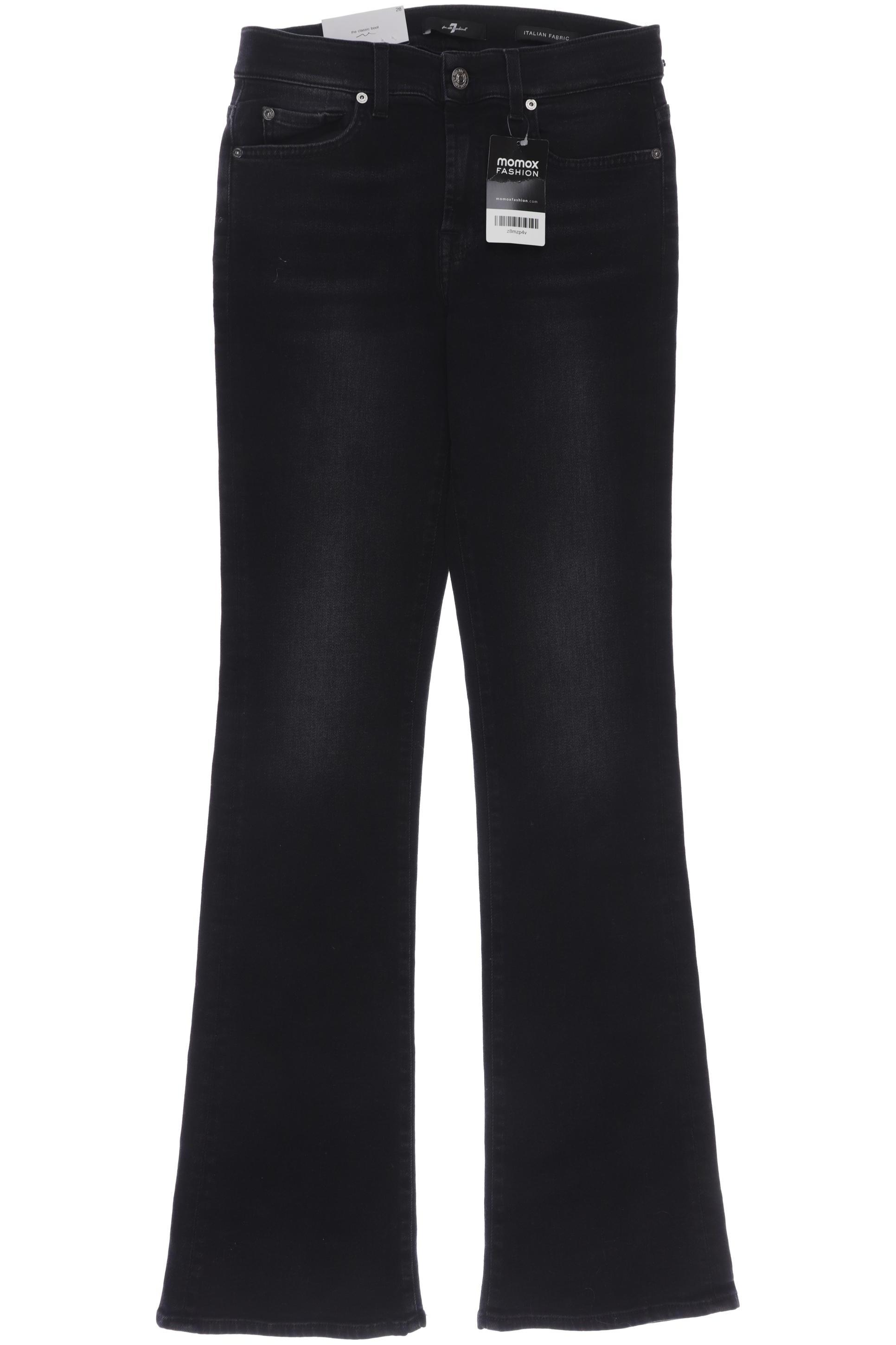 

7 for all mankind Damen Jeans, schwarz, Gr. 28