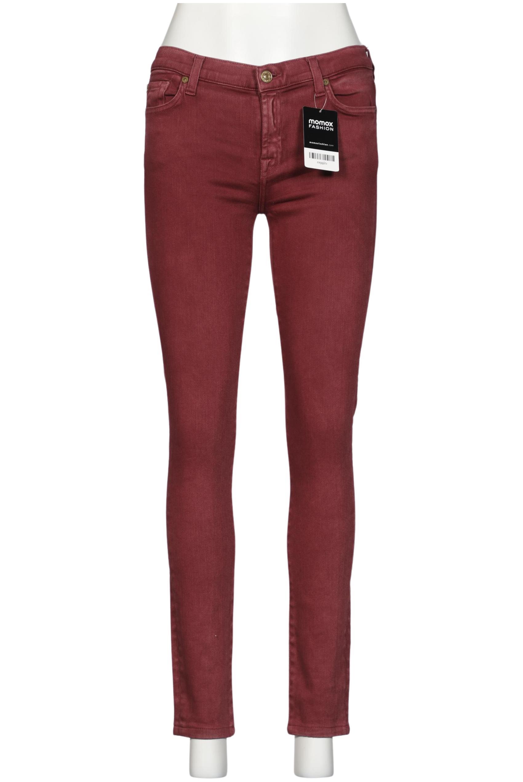 

7 for all mankind Damen Jeans, bordeaux, Gr. 28