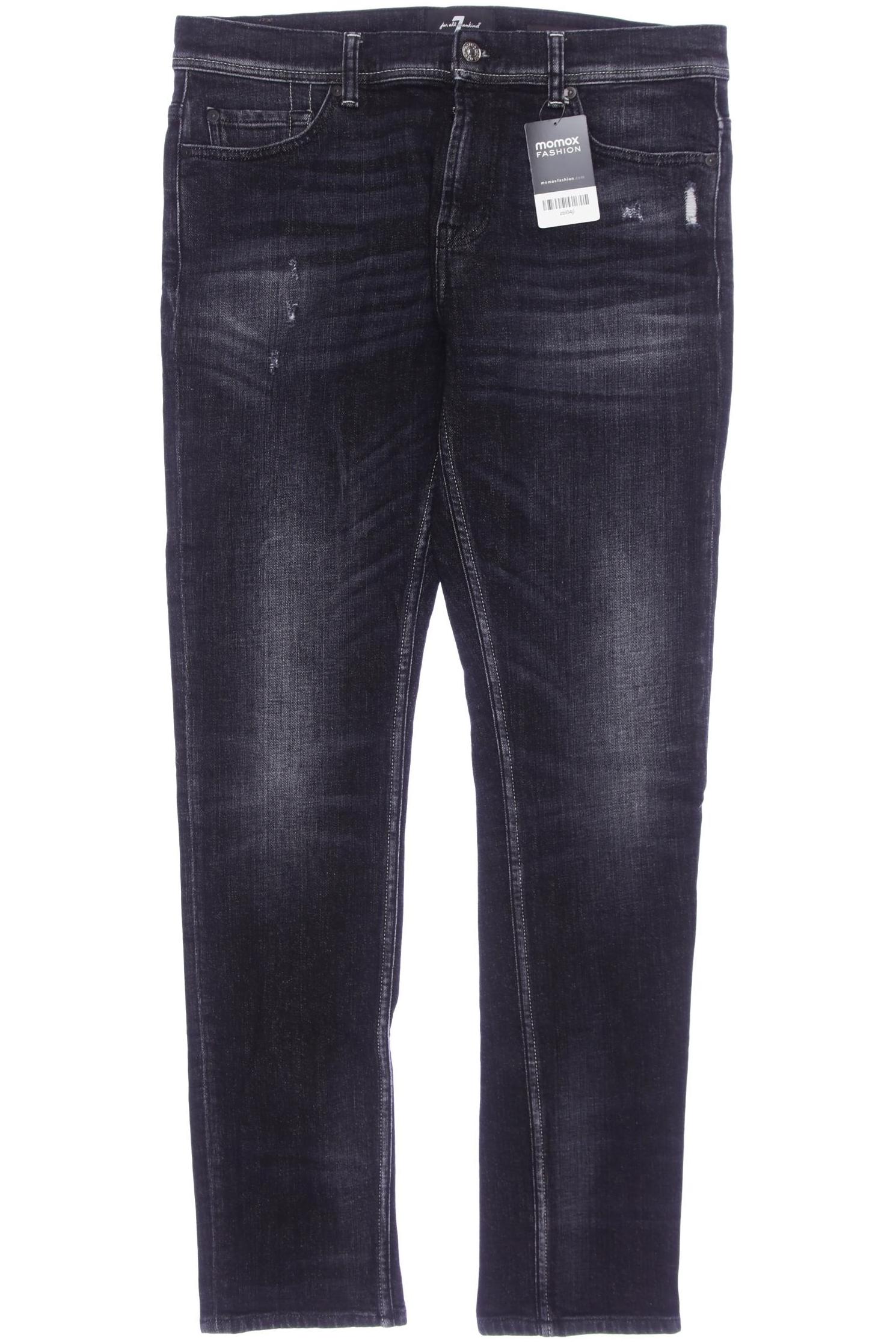 

7 for all mankind Herren Jeans, schwarz, Gr. 34