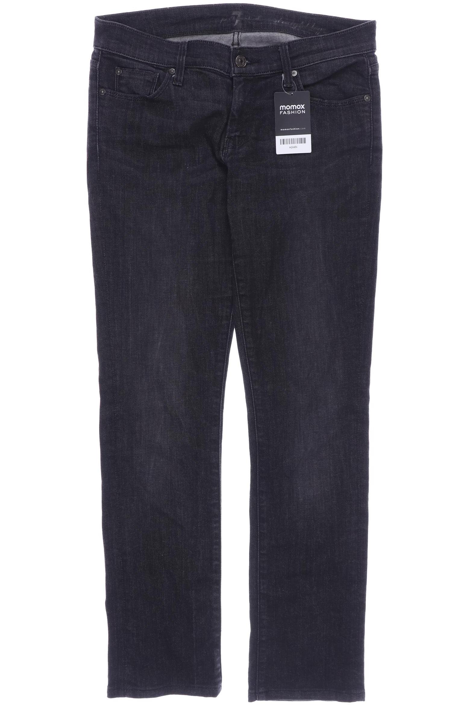 

7 for all mankind Herren Jeans, schwarz